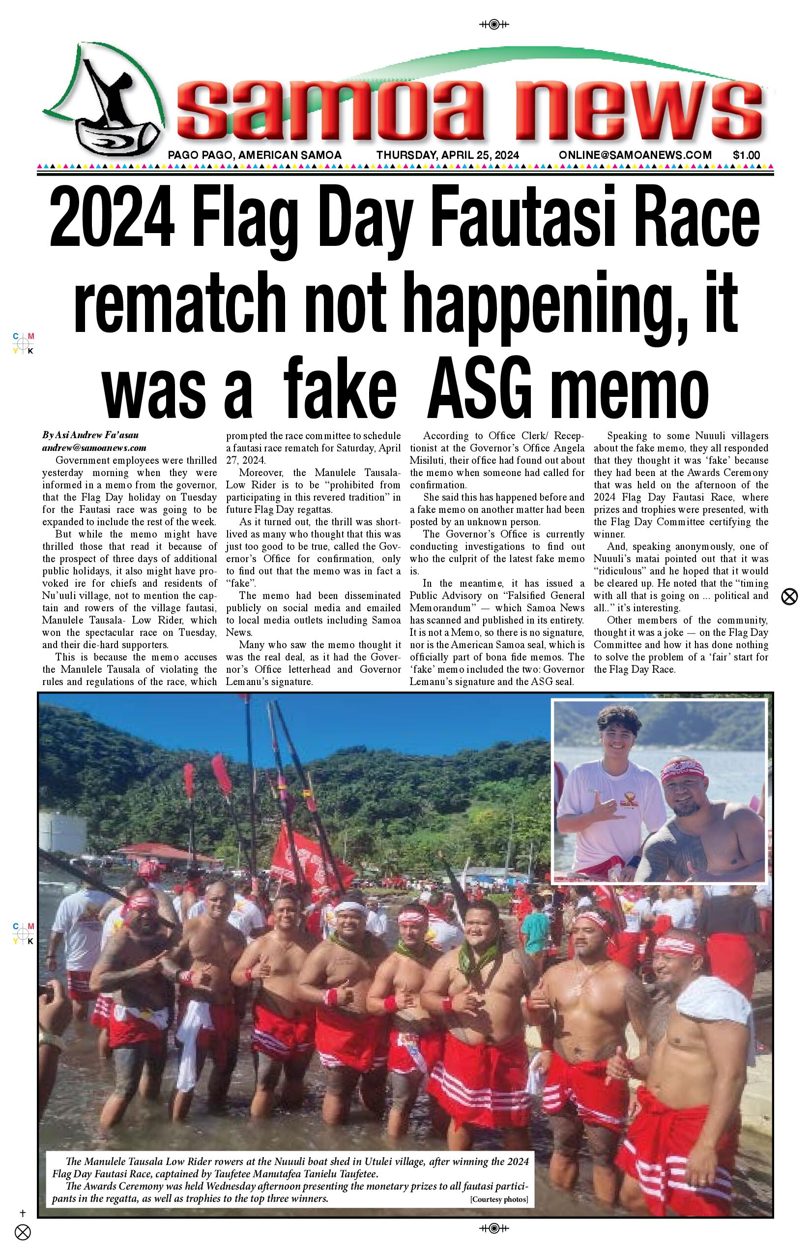 SN News Thursday, April 25, 2024