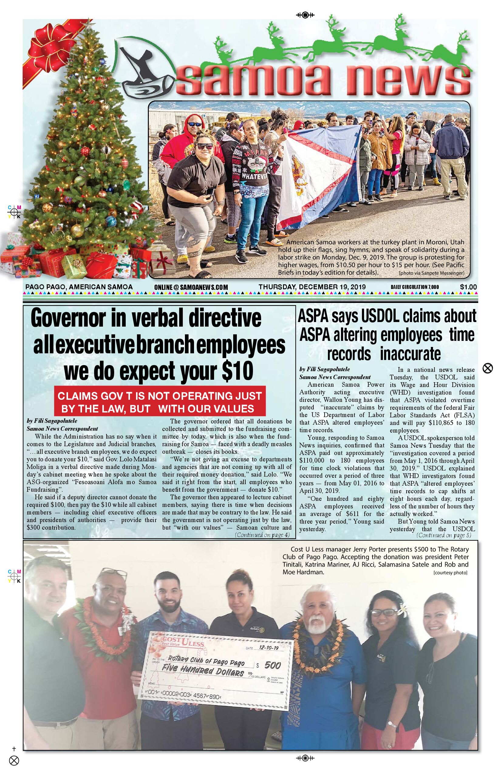 SN News Thursday, December 19, 2019