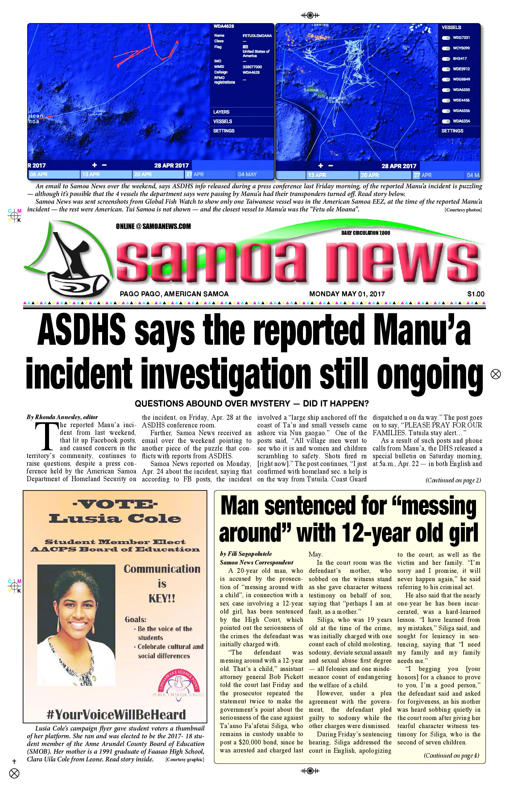 SN News Monday, May 1, 2017