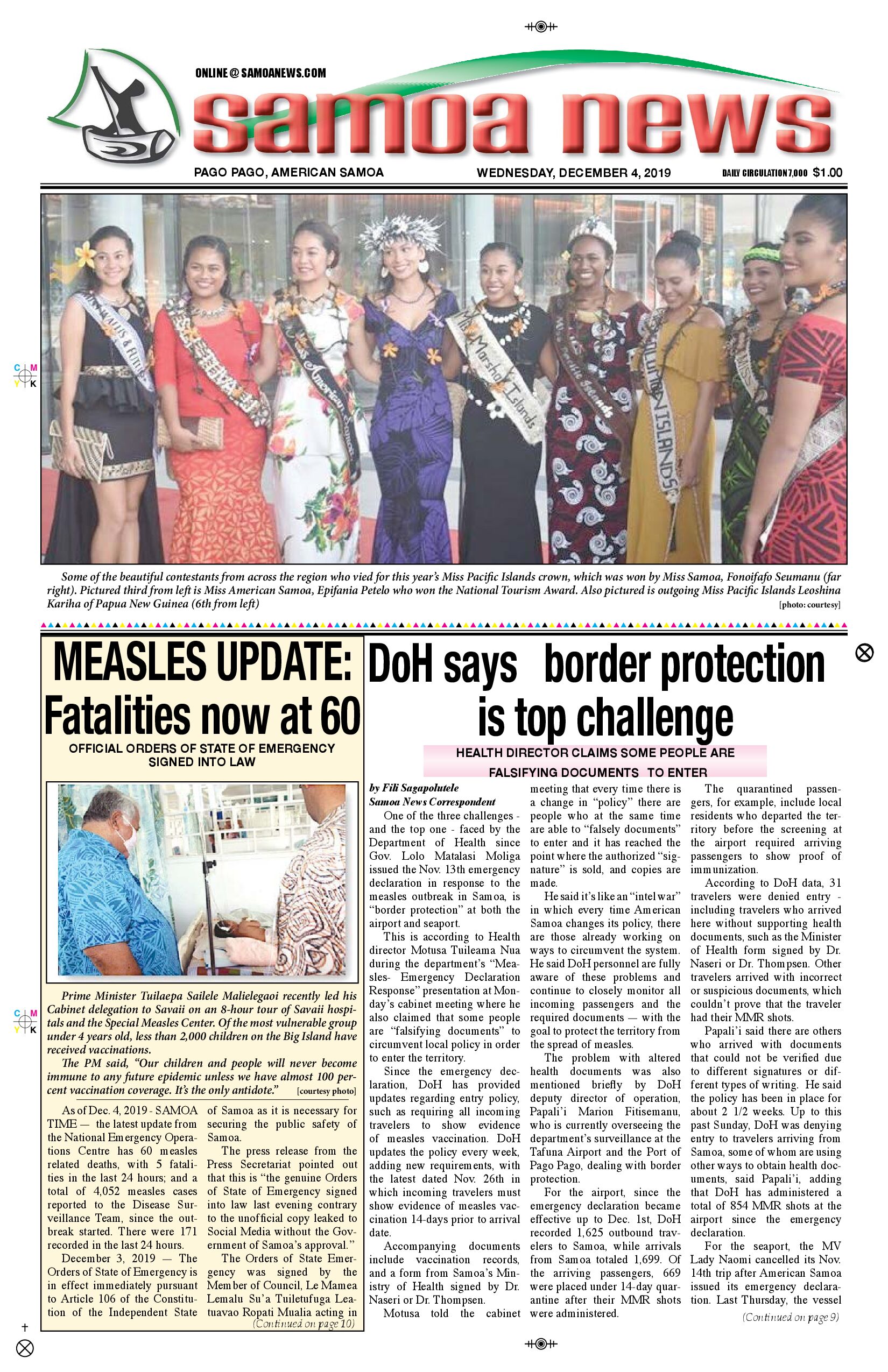 SN News Wednesday, December 04, 2019