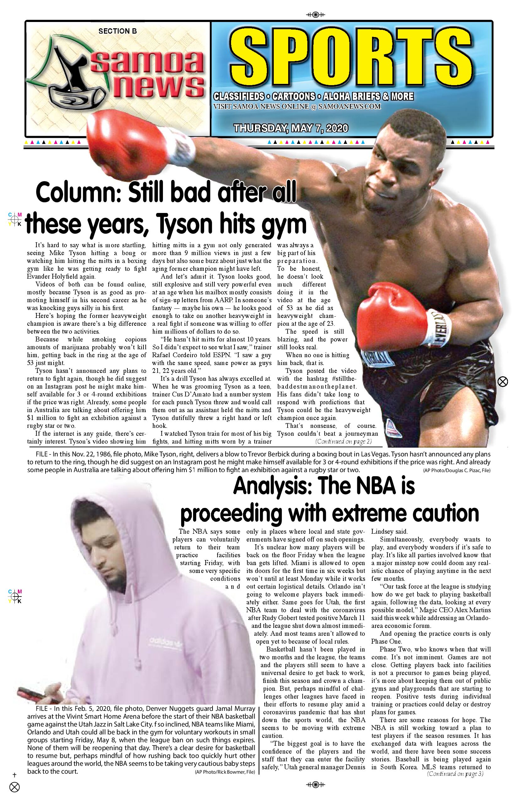 SN Sports Thursday, May 07,  2020