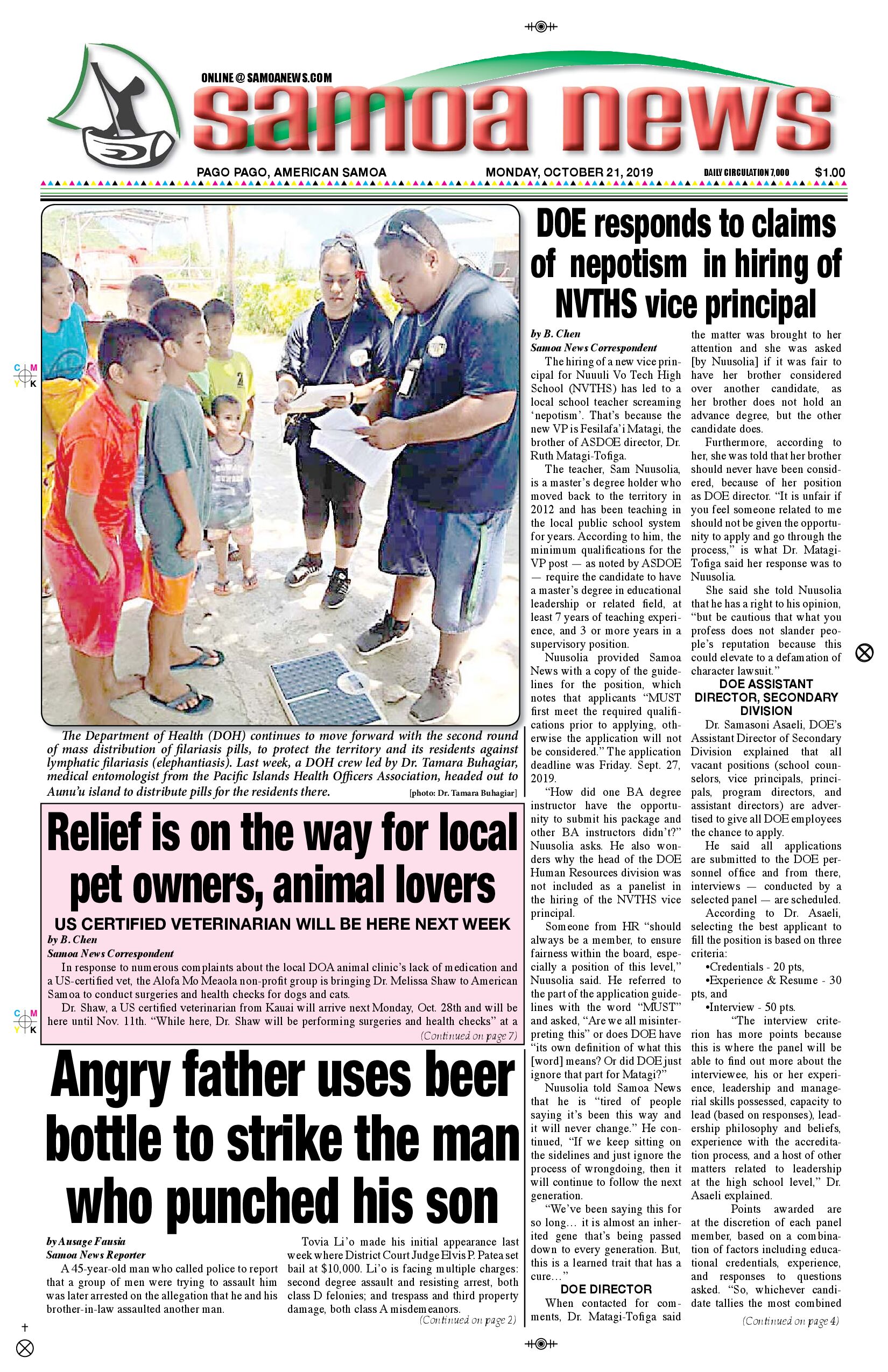 SN News Monday, October 21, 2019