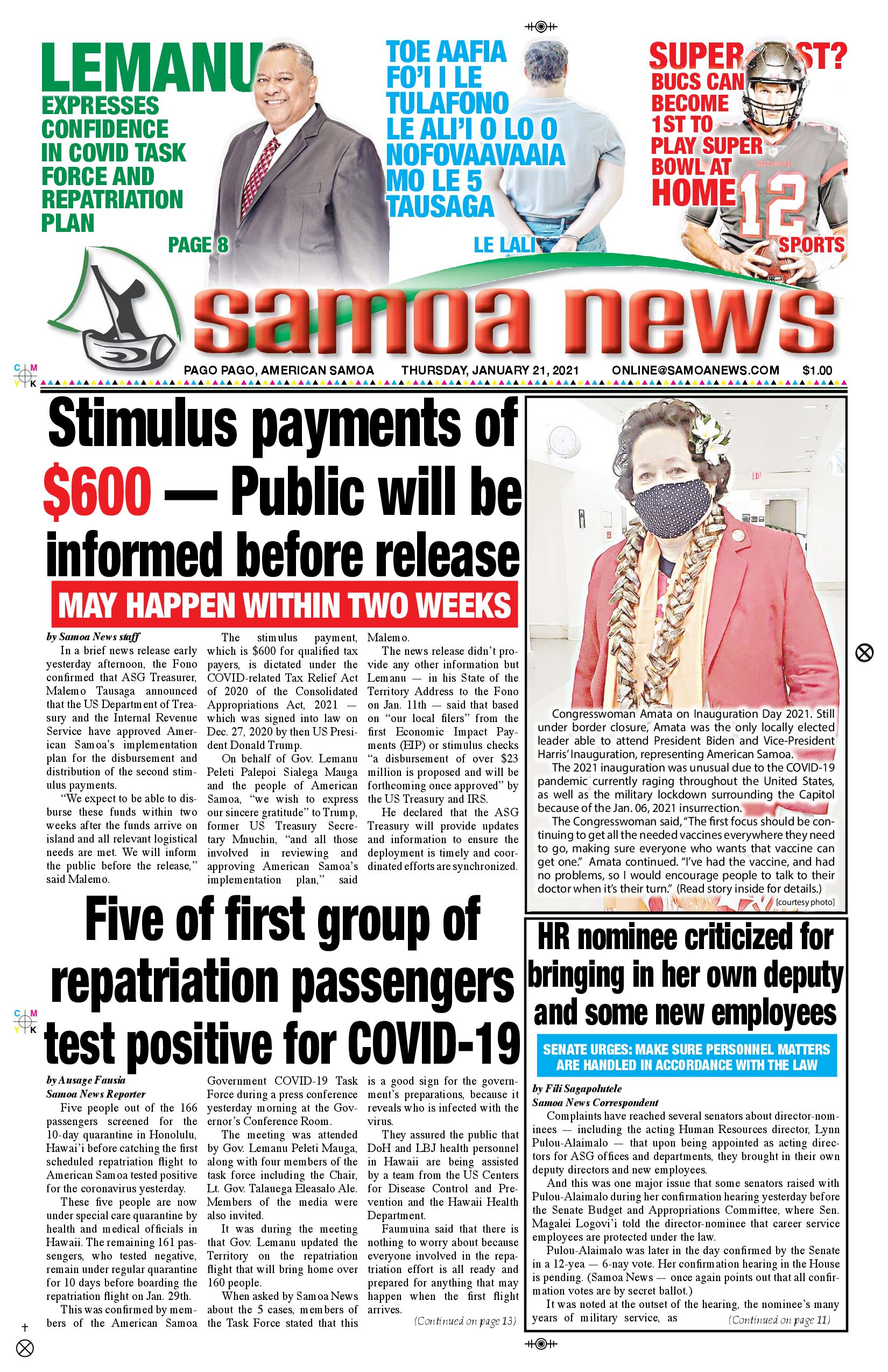 SN News Thursday, Jan. 21, 2021