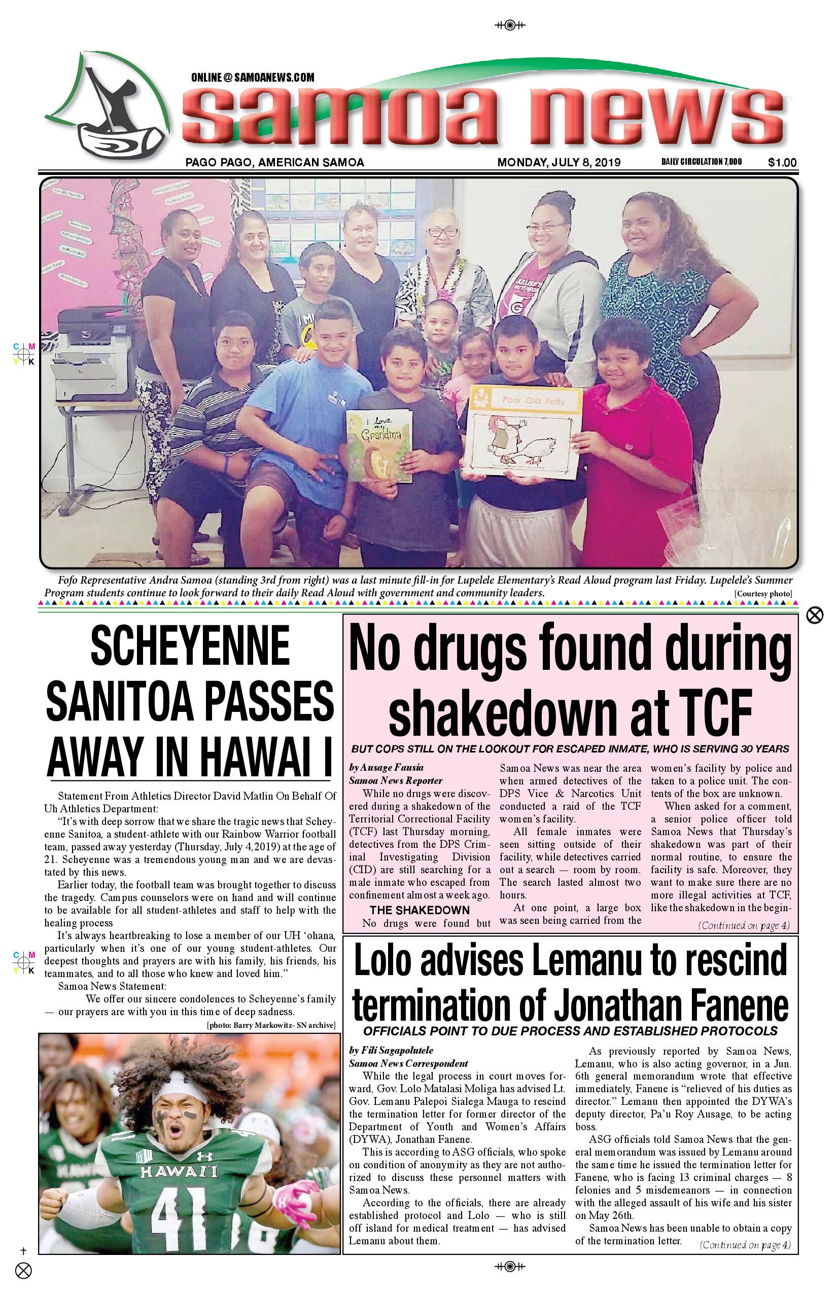 SN News Monday, July 08, 2019