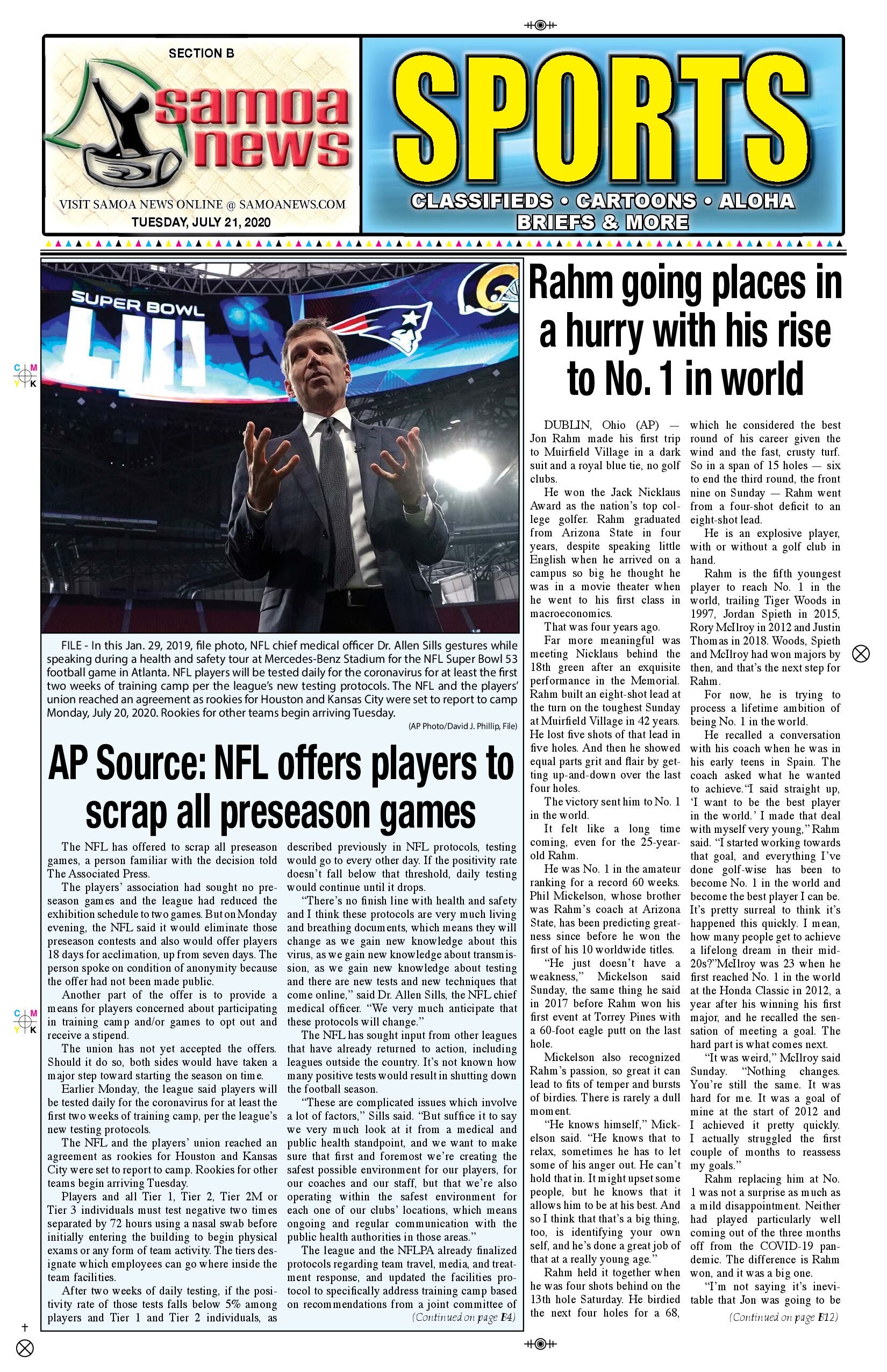 SN Sports Tuesday, July 21, 2020