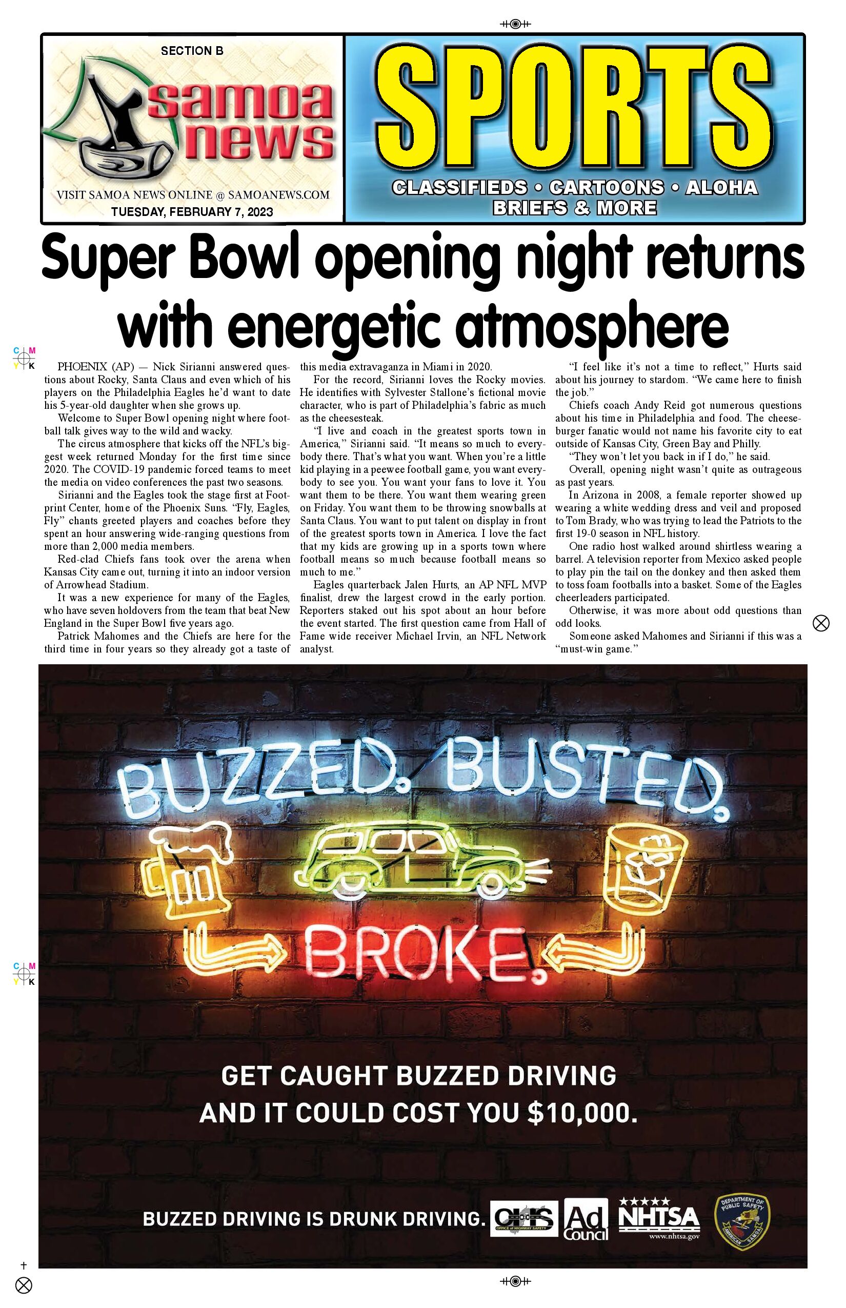 SN Sports Tuesday, February 07, 2023