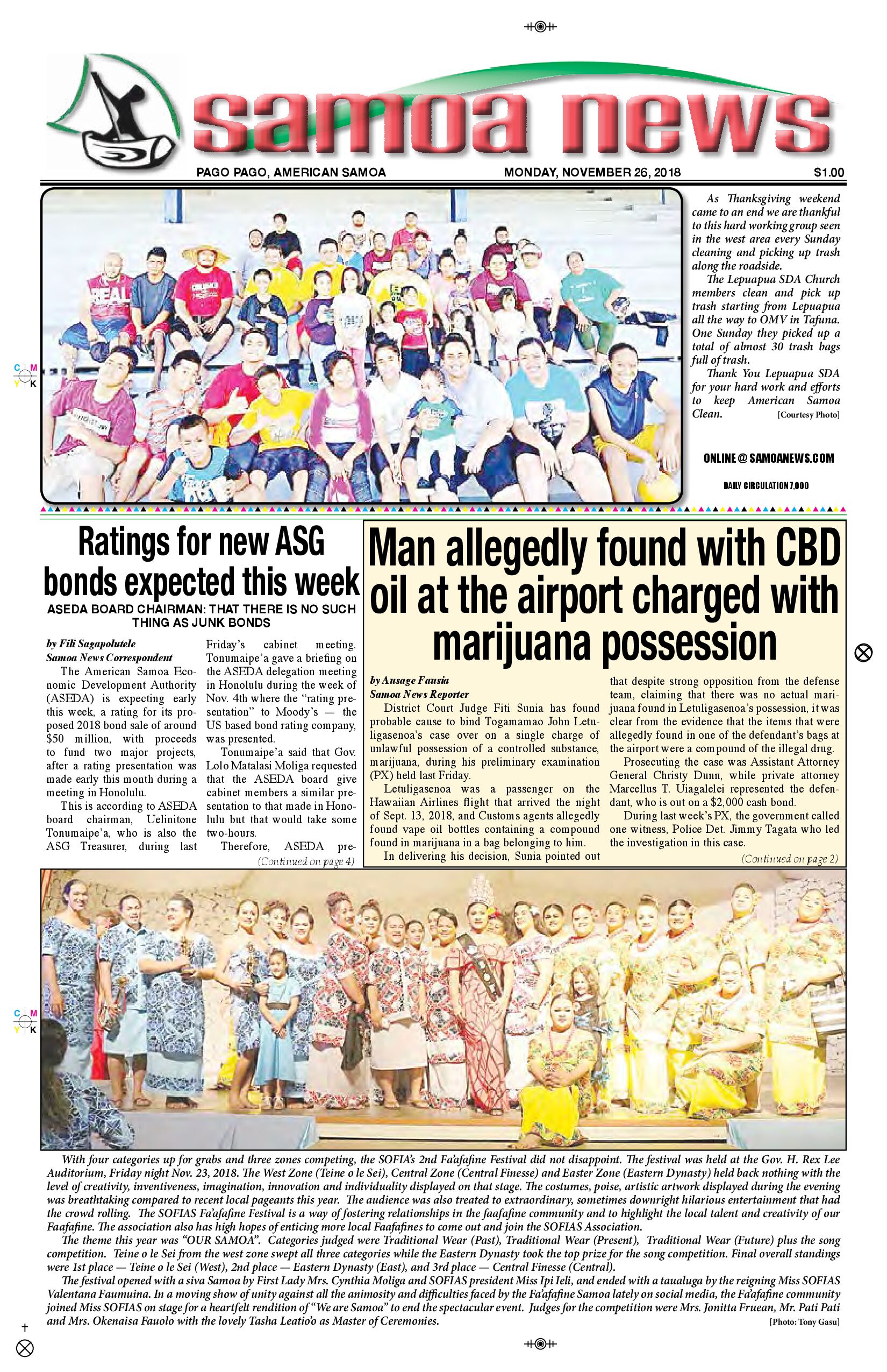 SN News Monday, November 26, 2018