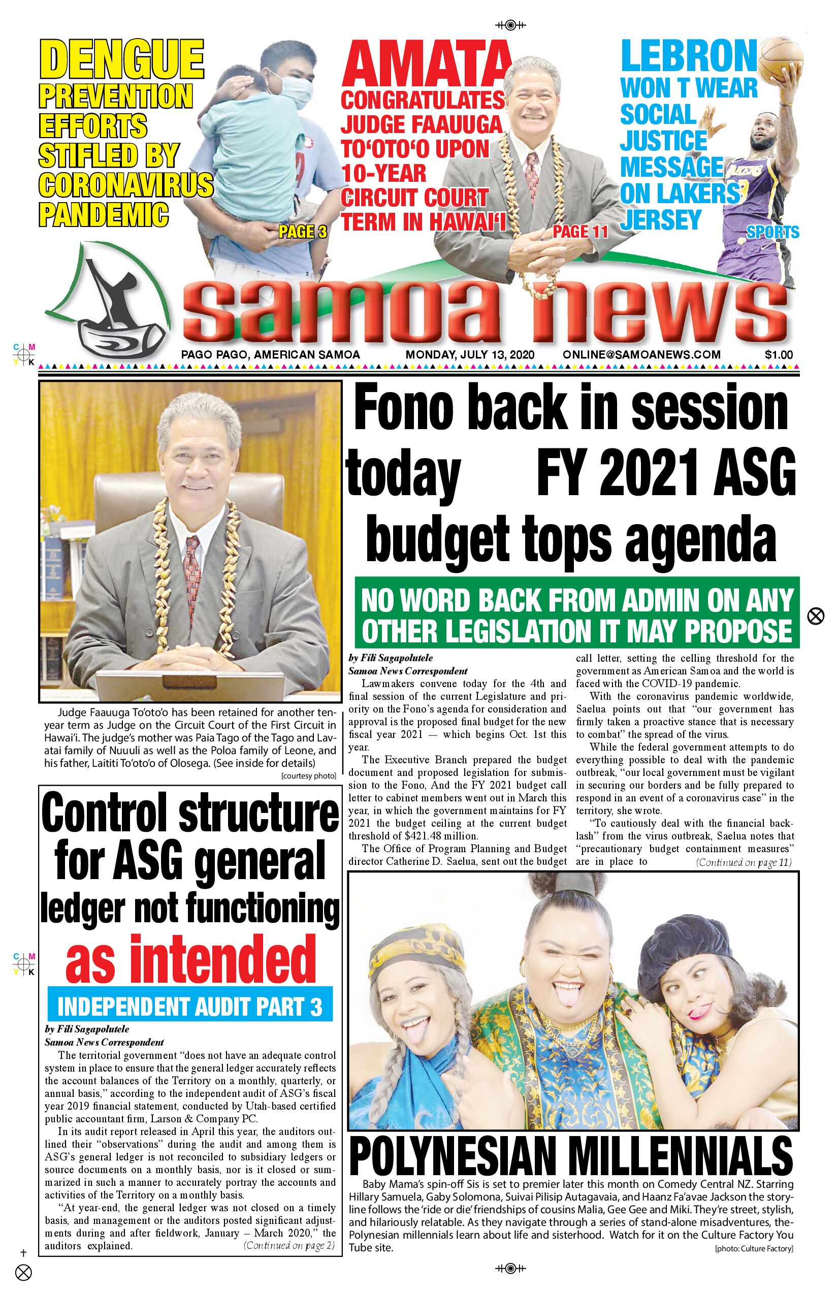 SN News Monday, July 13, 2020