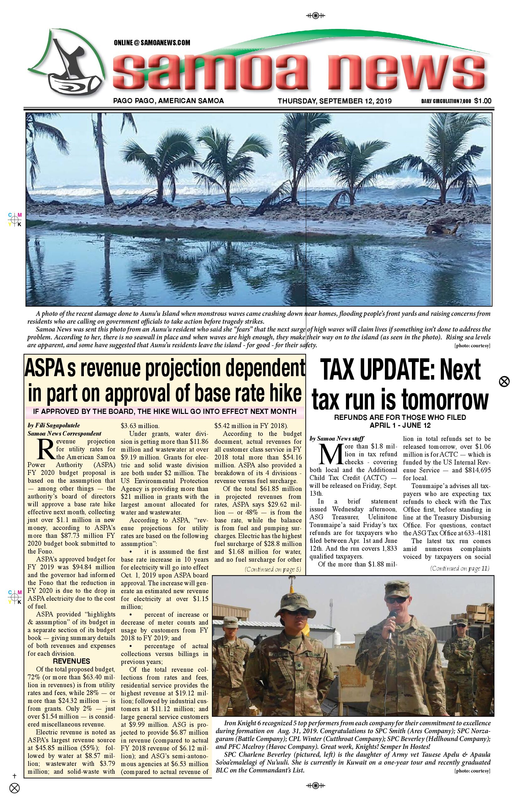 SN News Thursday, September 12, 2019