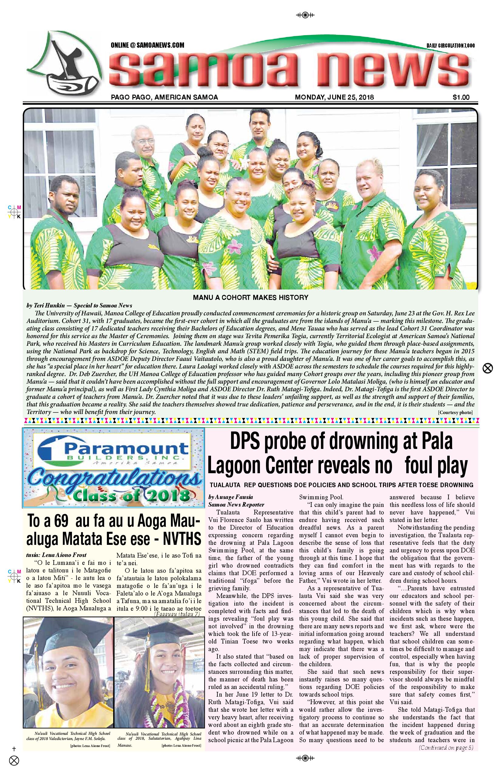 SN News Monday, June 25, 2018