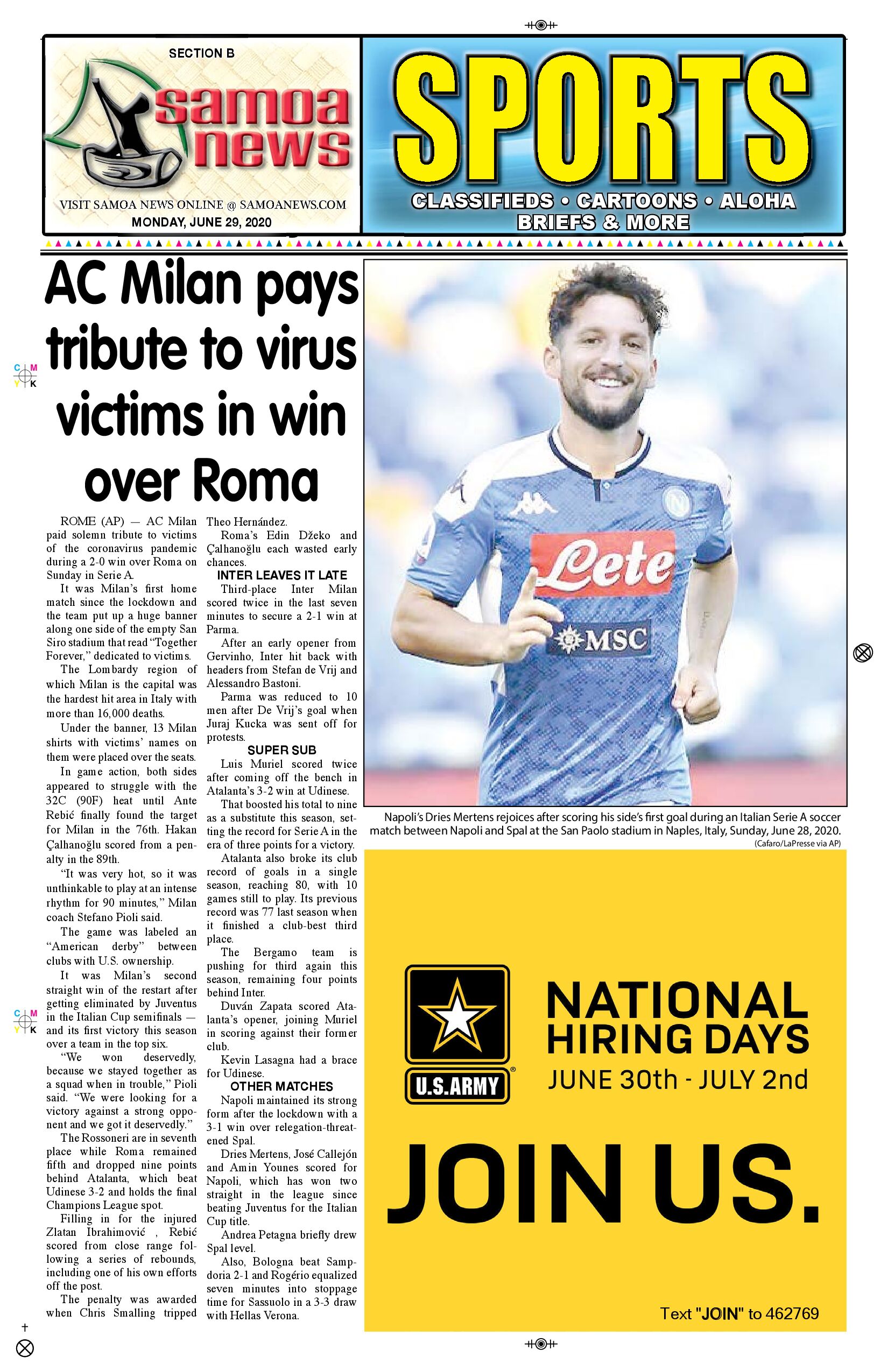 SN Sports Monday, June 29, 2020