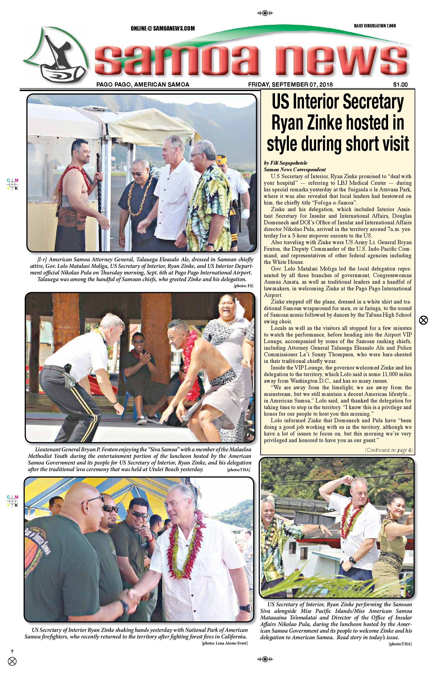 SN News Friday, September 07, 2018