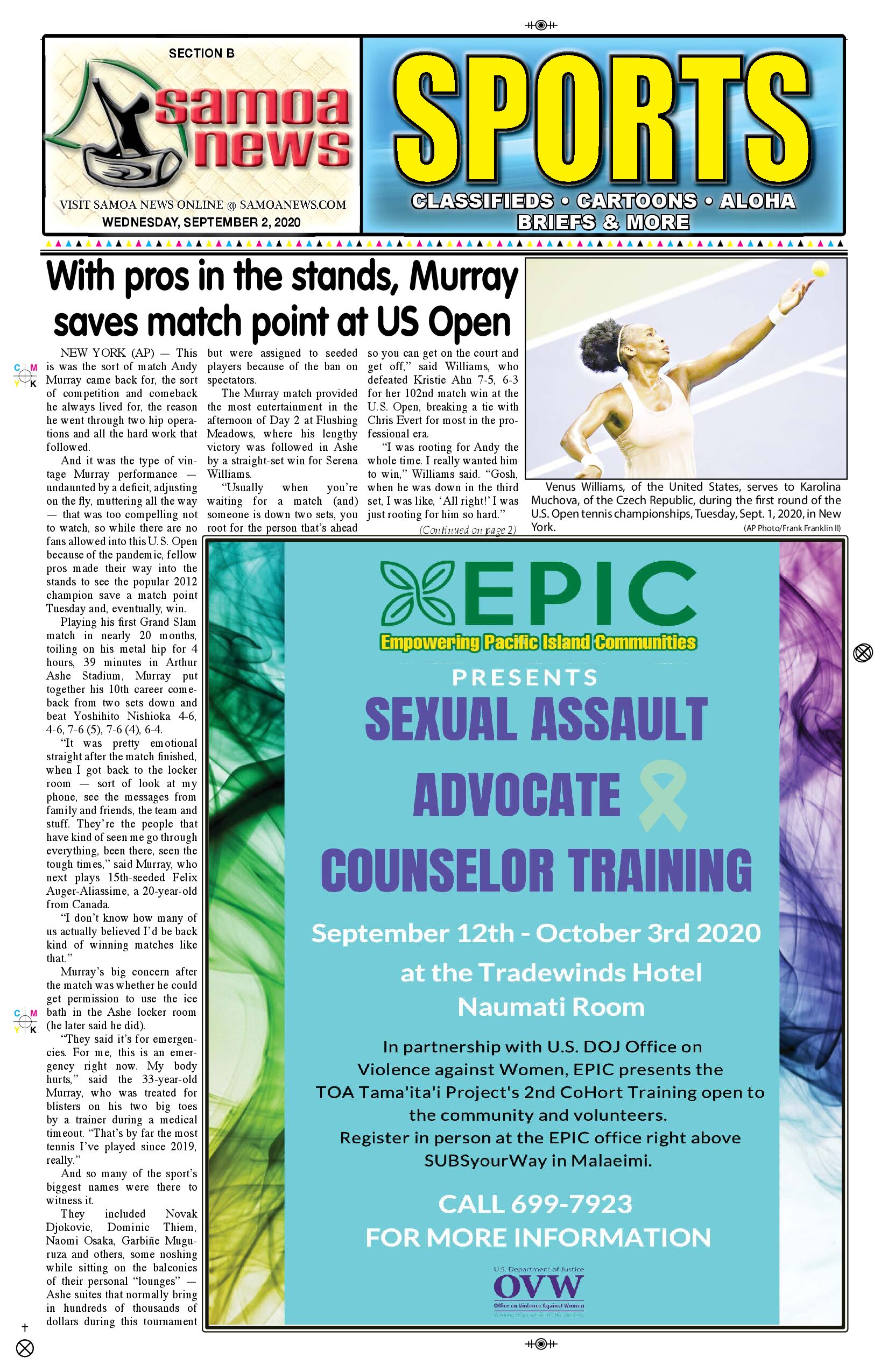 SN Sports Wednesday, Sept 02, 2020