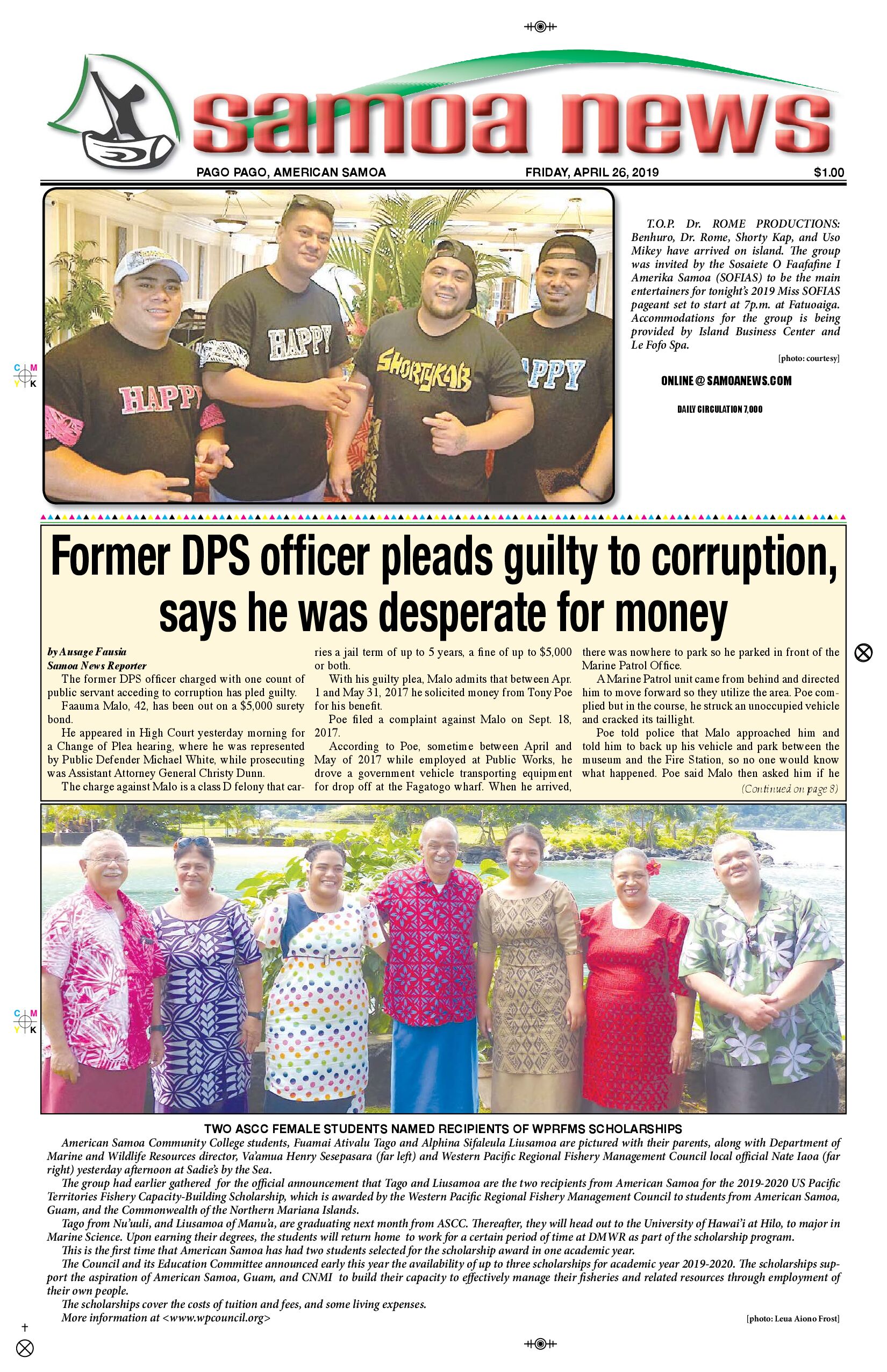 SN News Friday, April 26, 2019