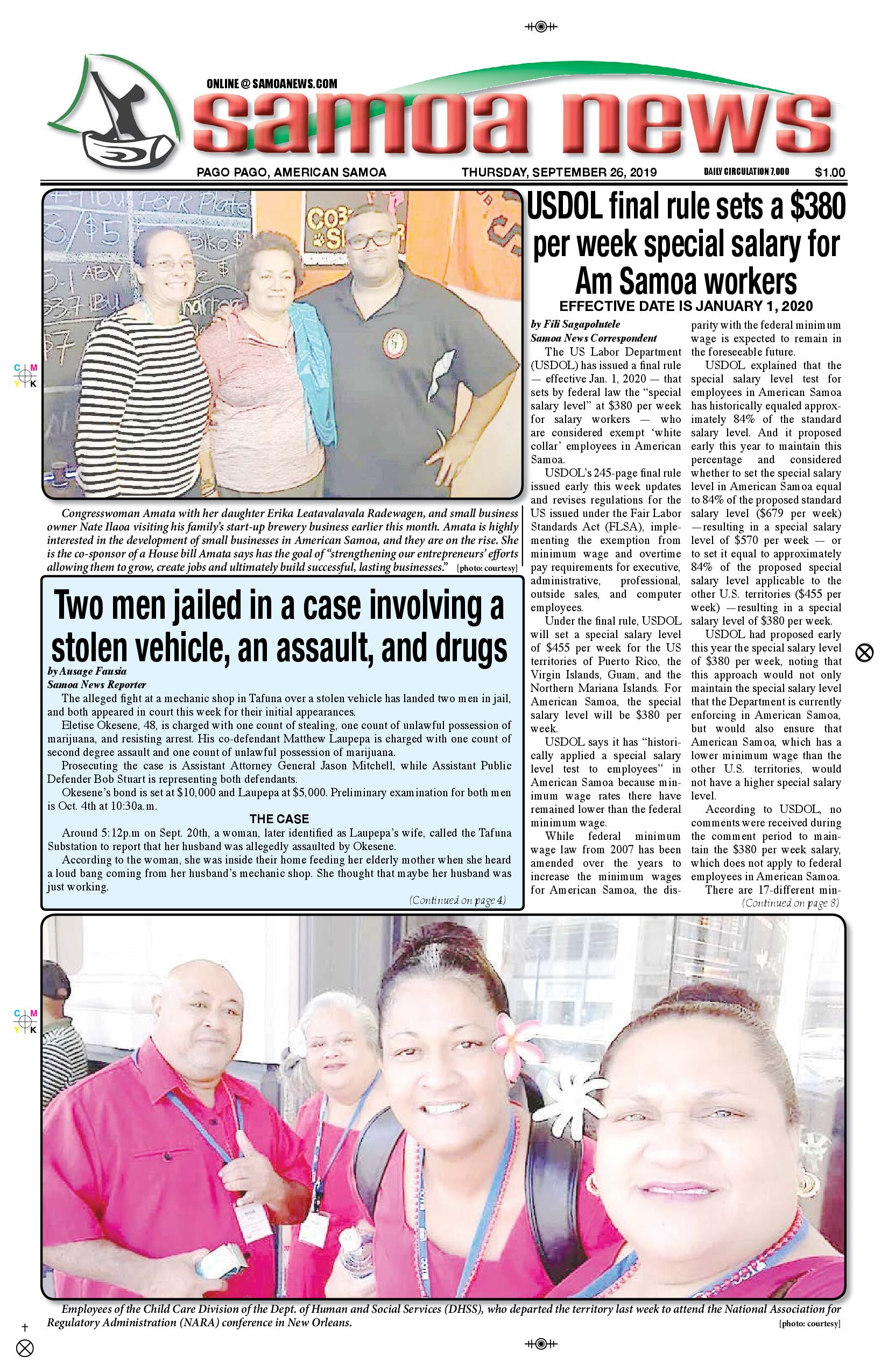 SN News Thursday, September 26, 2019