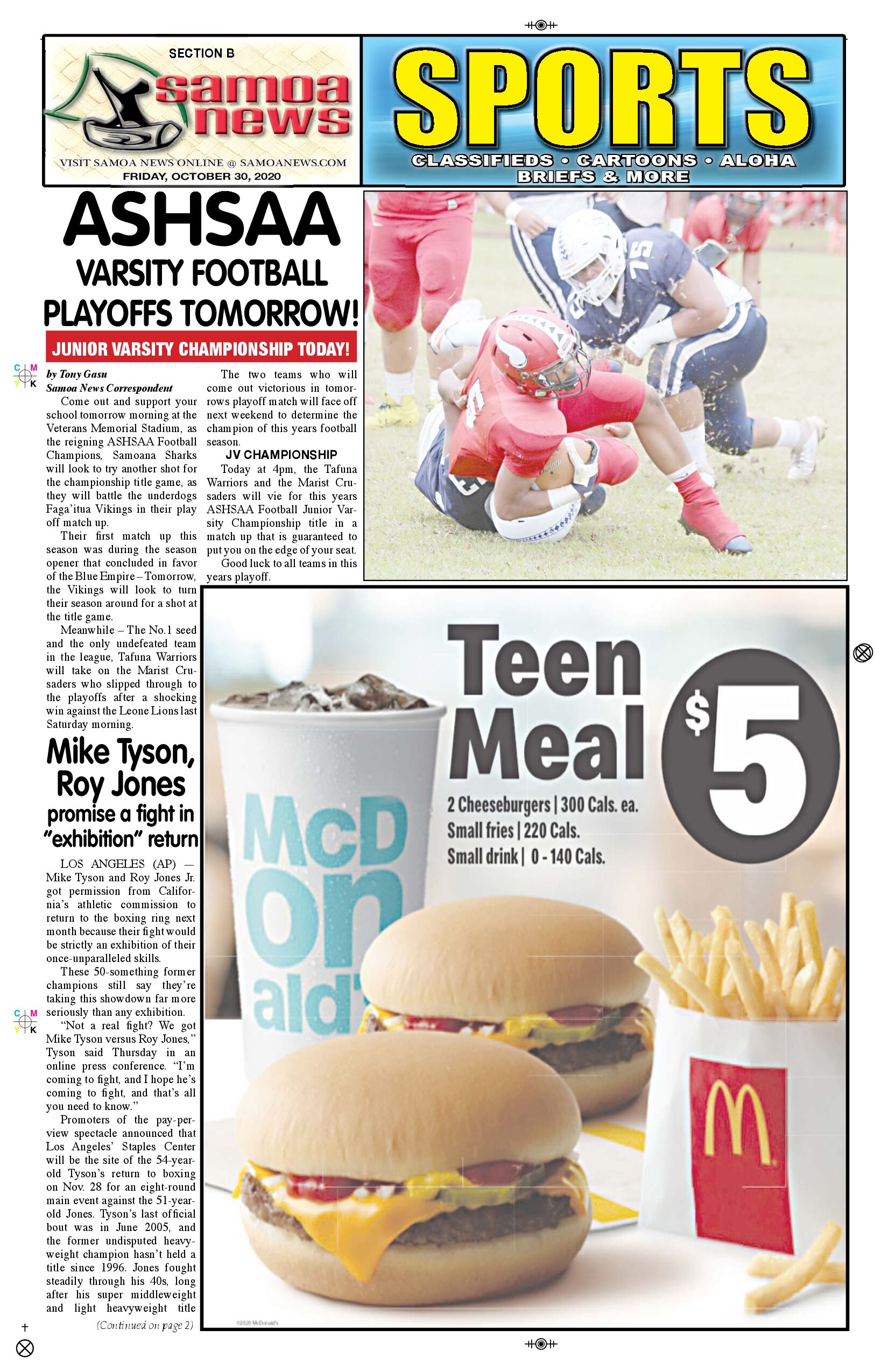 SN Sports Friday, Oct 30, 2020