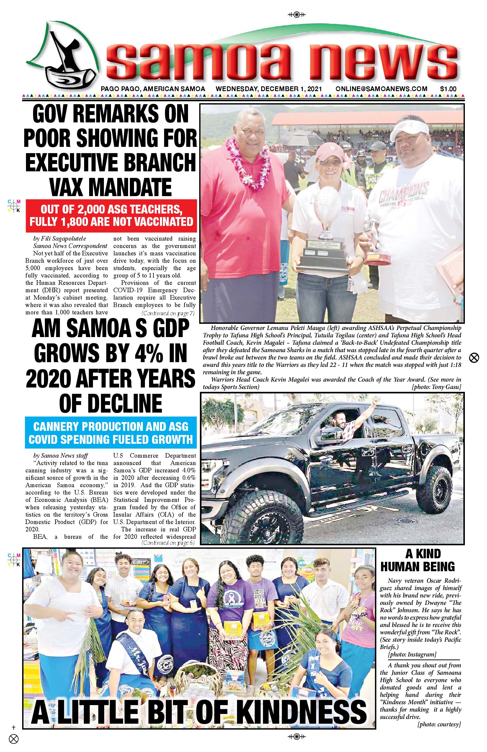 SN News Wednesday, December 01, 2021