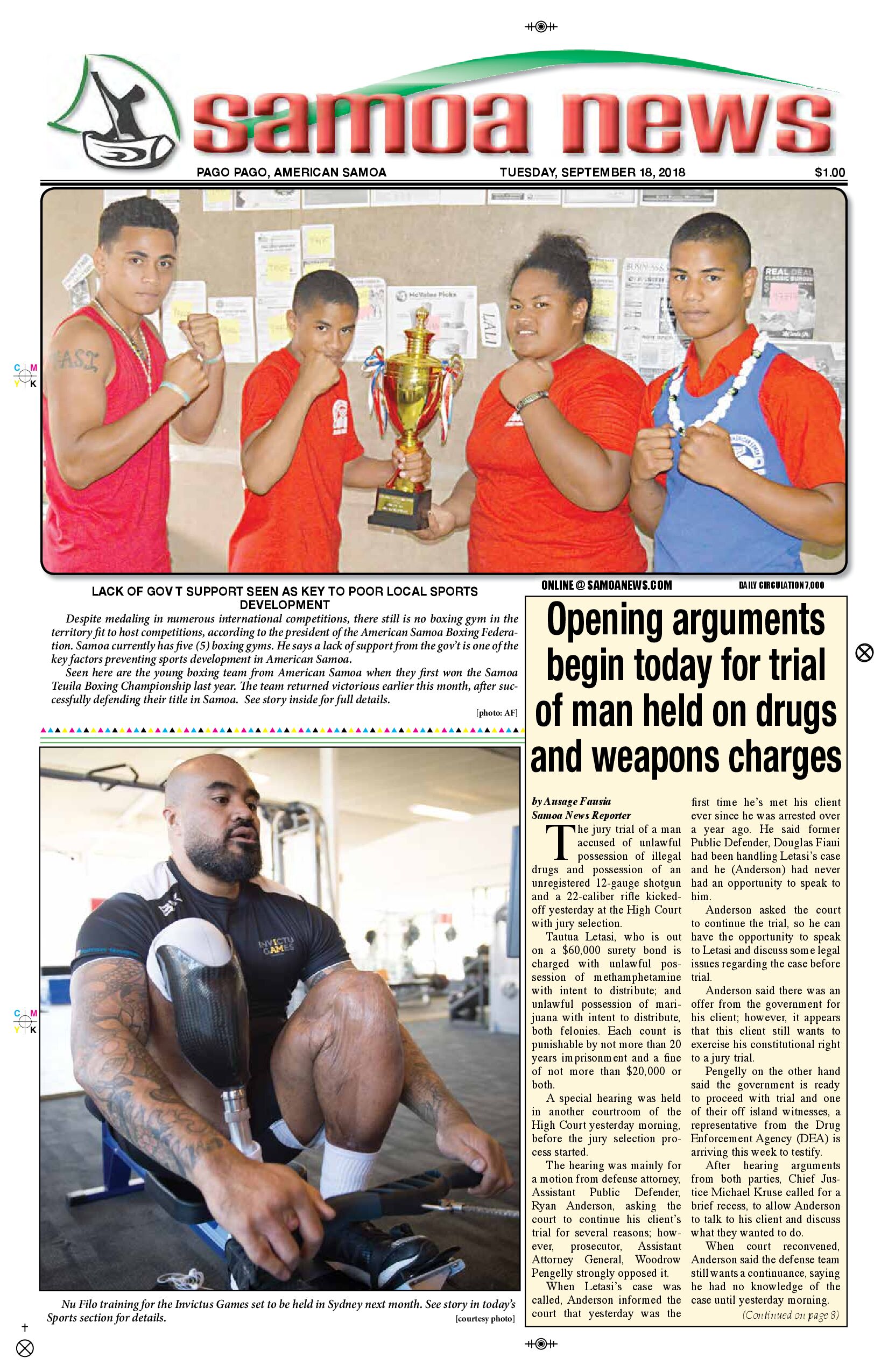 SN News Tuesday, September 18, 2018