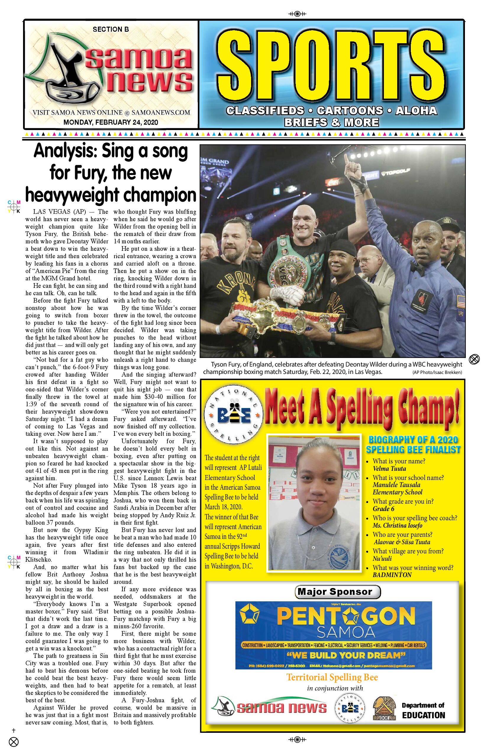 SN Sports Monday, February 24, 2020