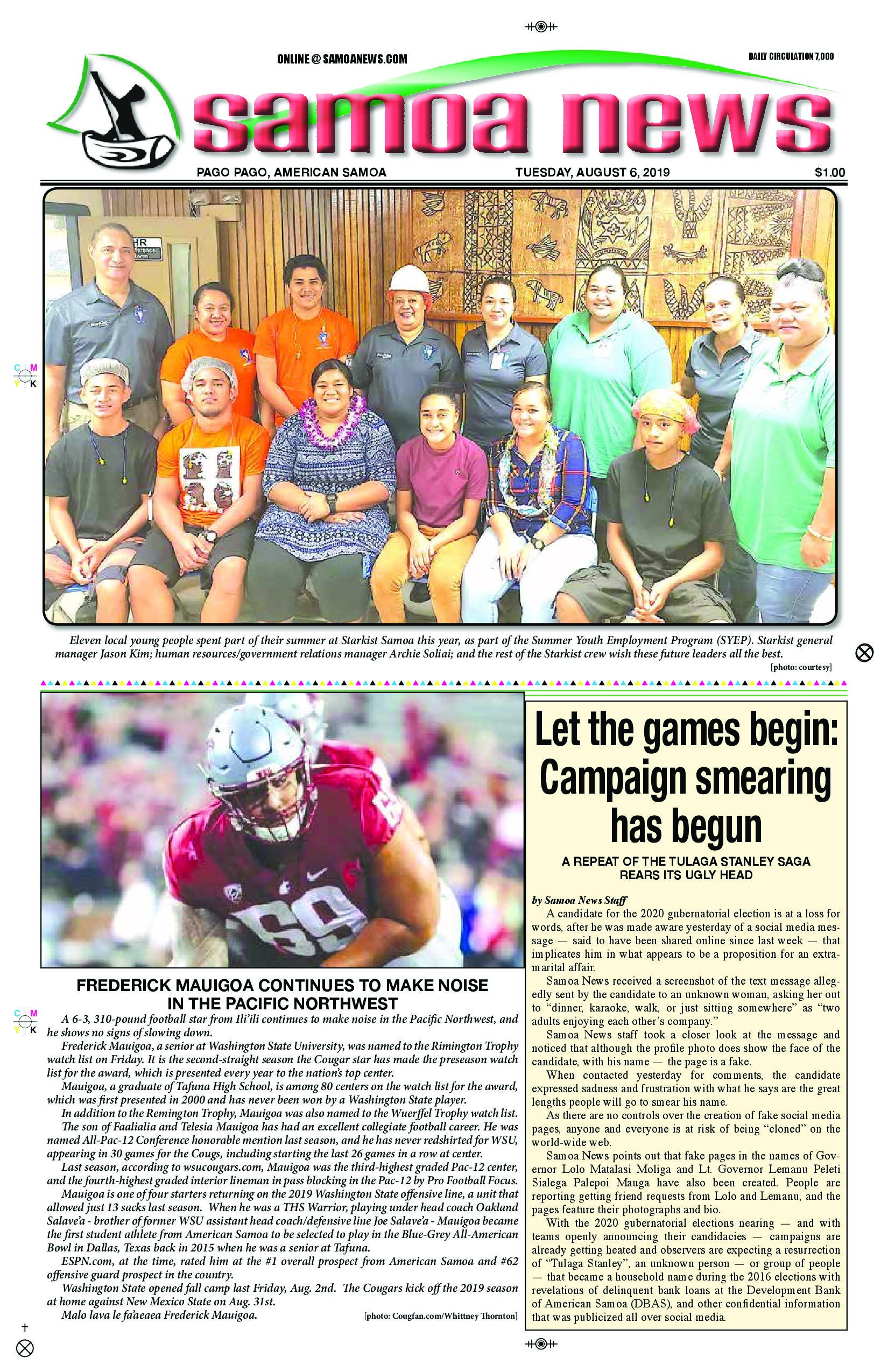 SN News Tuesday, August 06, 2019