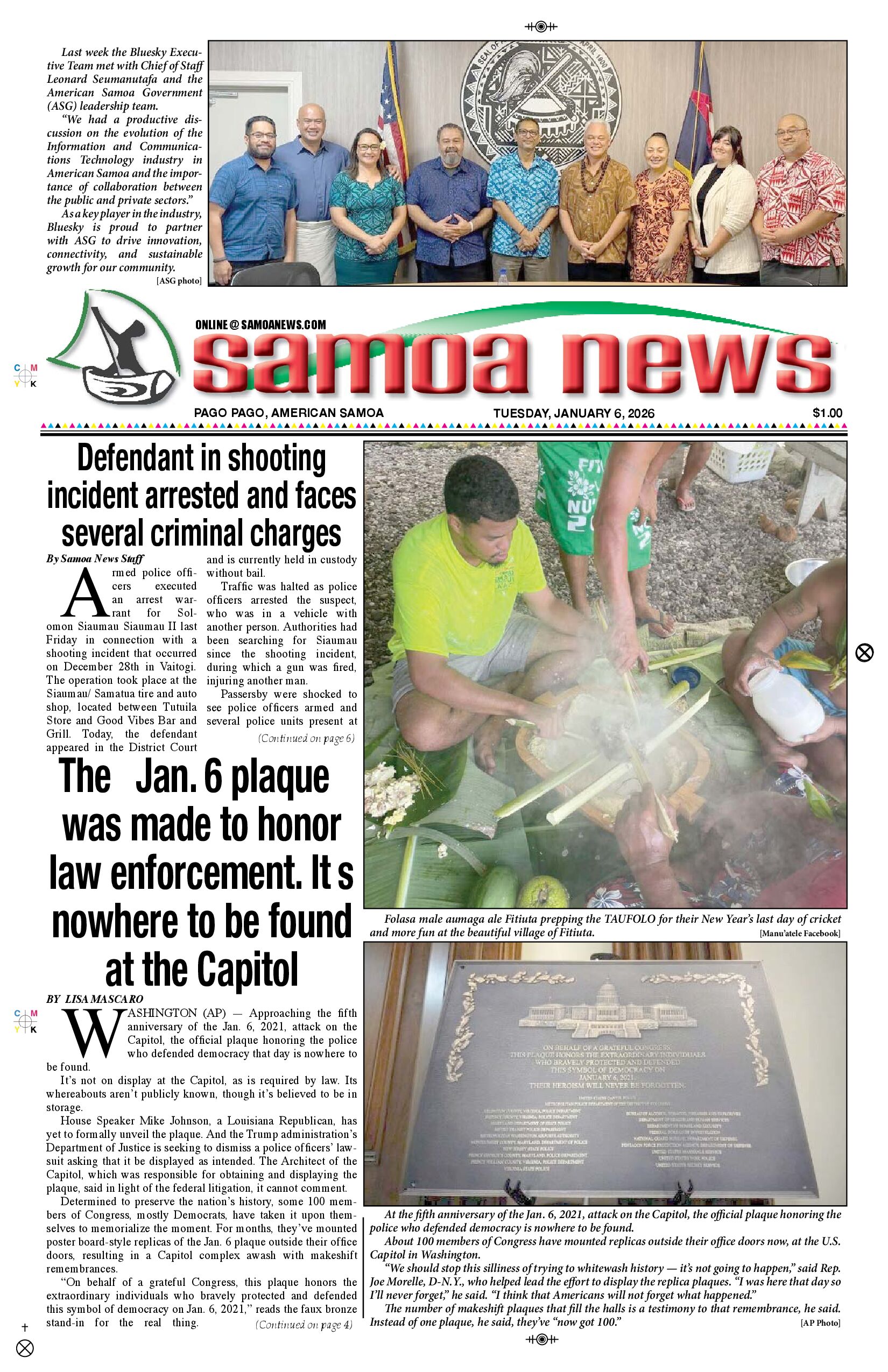 SN News Tuesday, January 06, 2026