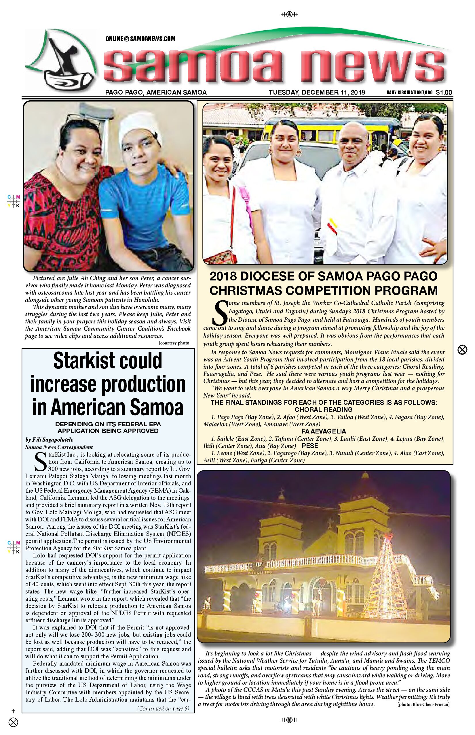 SN News Tuesday, December 11, 2018