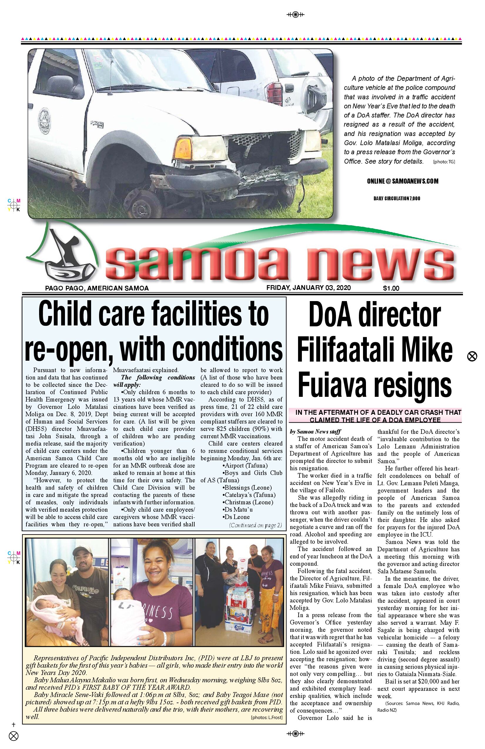 SN News Friday, January 03, 2020