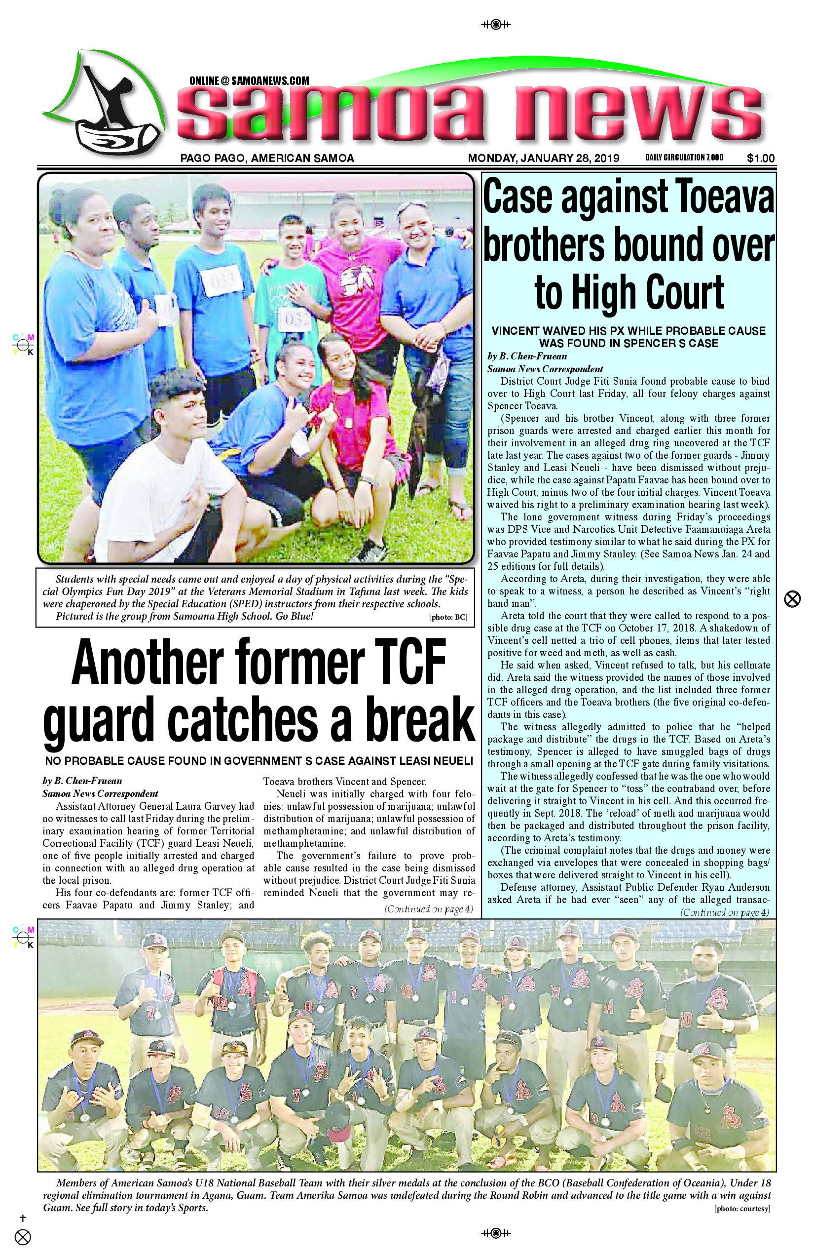 SN News Monday, January 28, 2019