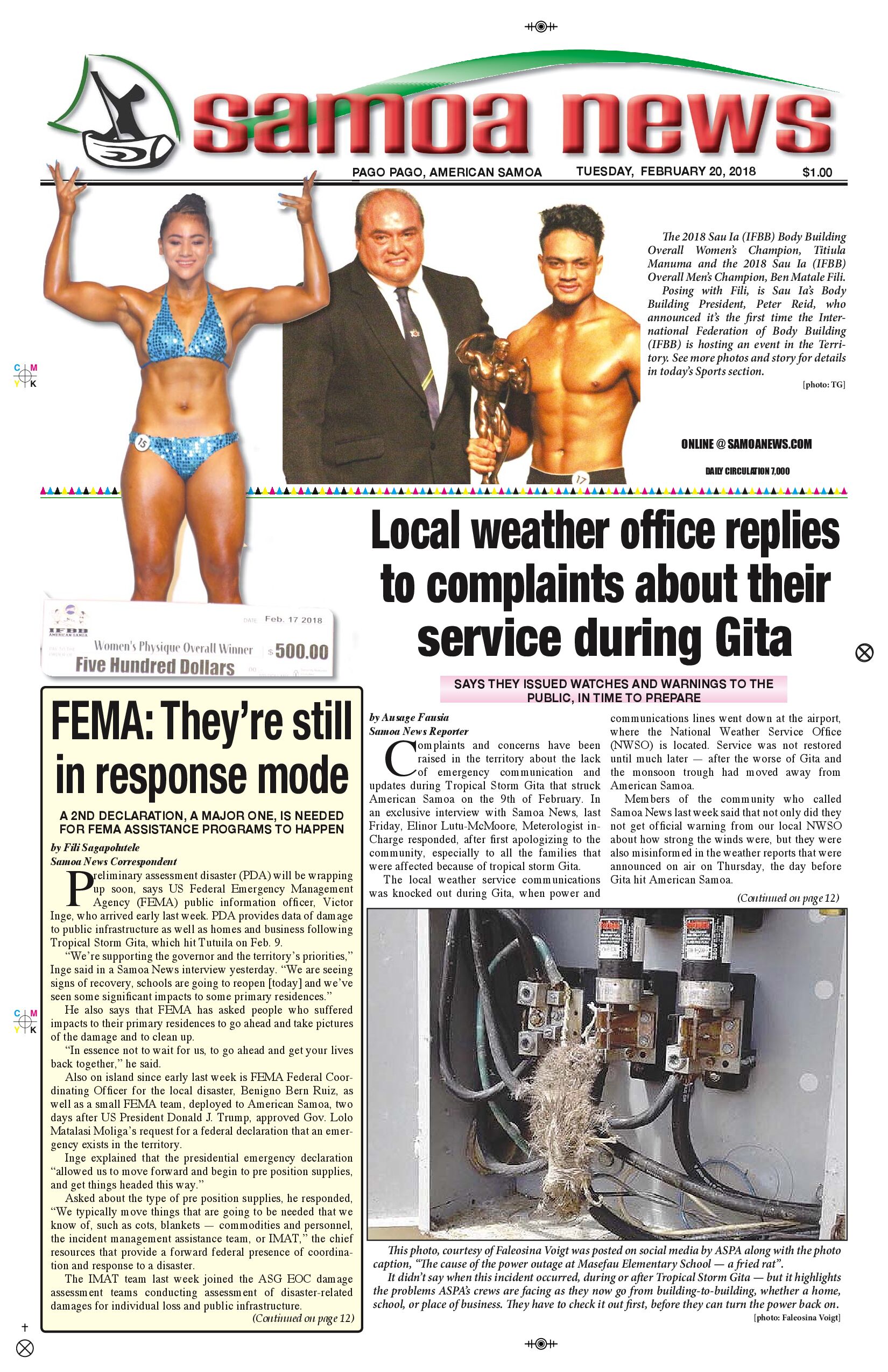 SN News Monday, Feb. 20, 2018