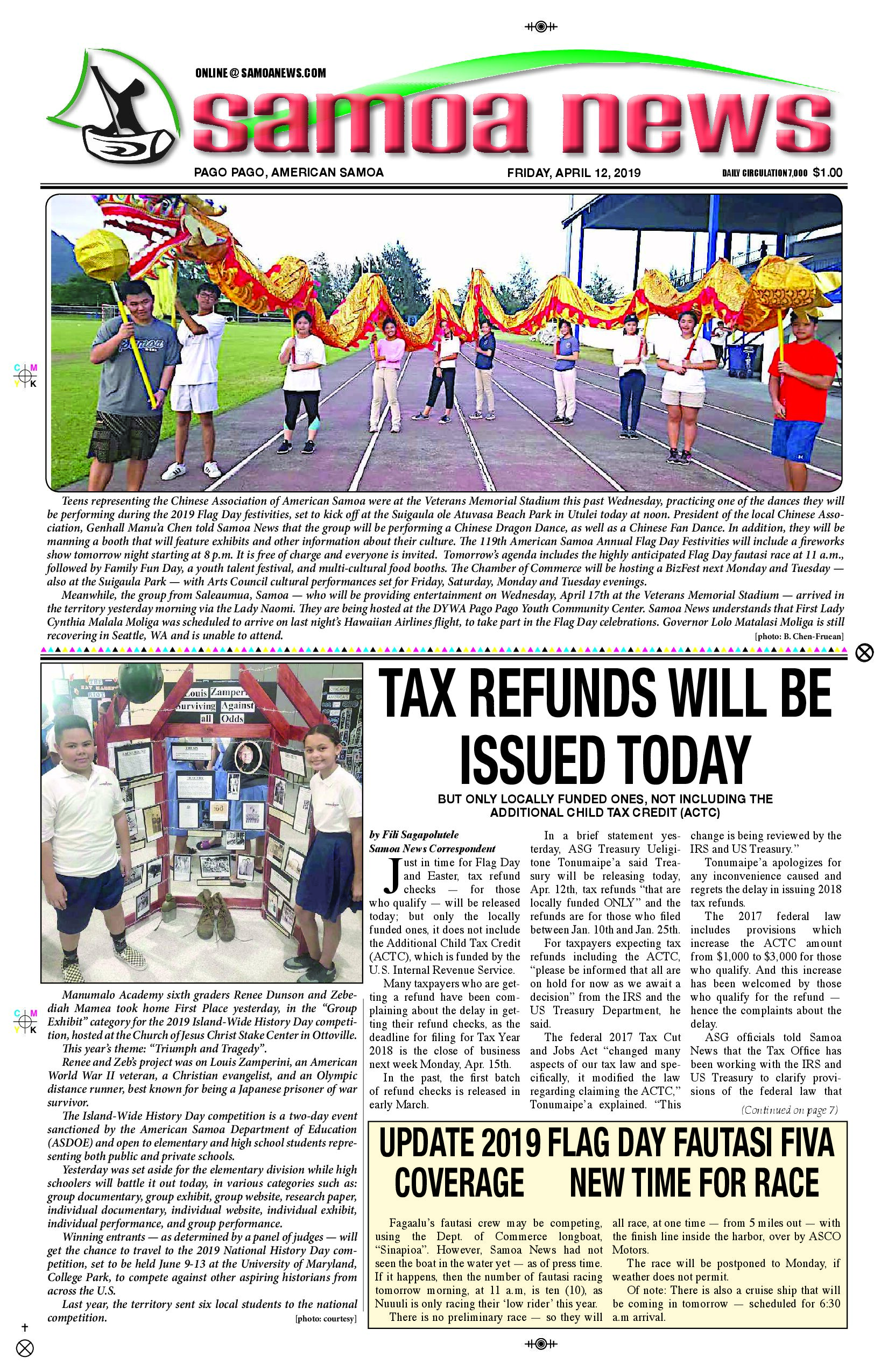 SN News Friday, April 12, 2019