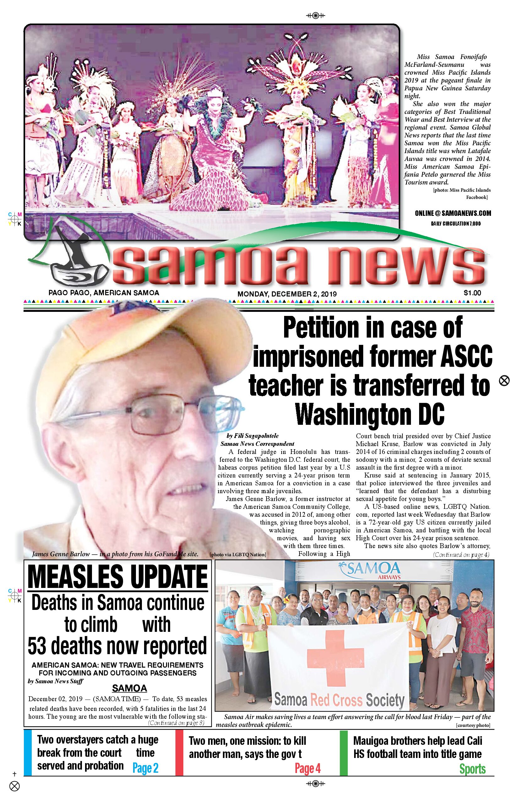 SN News Monday, December 02, 2019