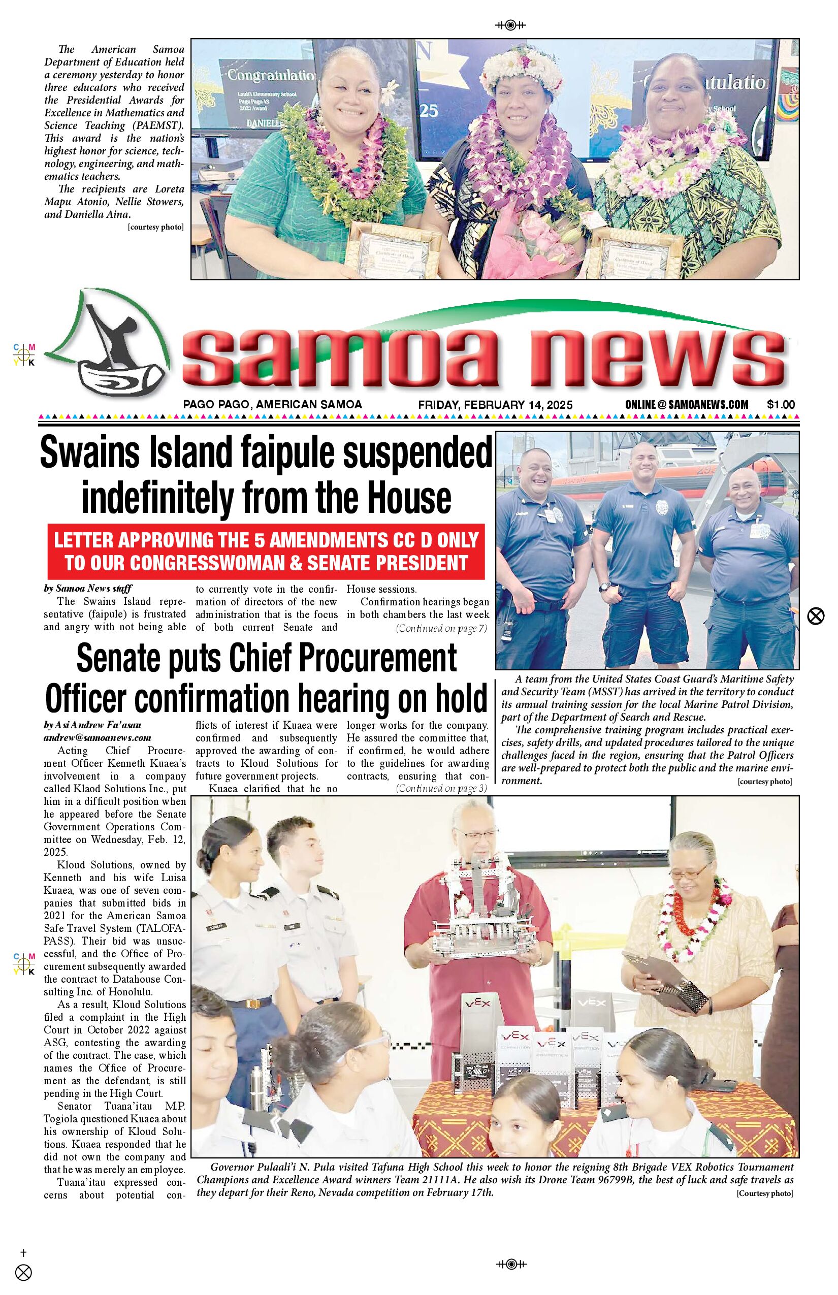 SN News Friday, Feruary 14, 2025