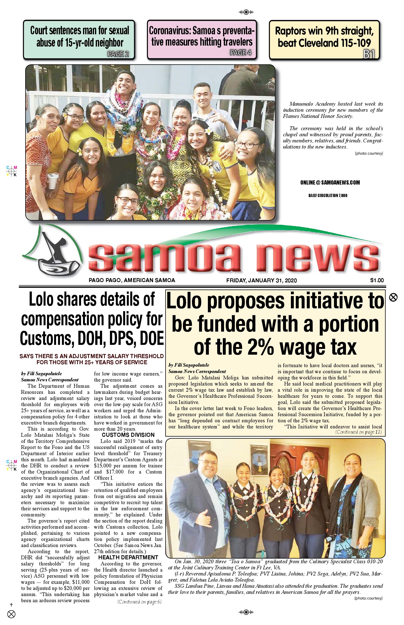 SN News Friday, January 31, 2020