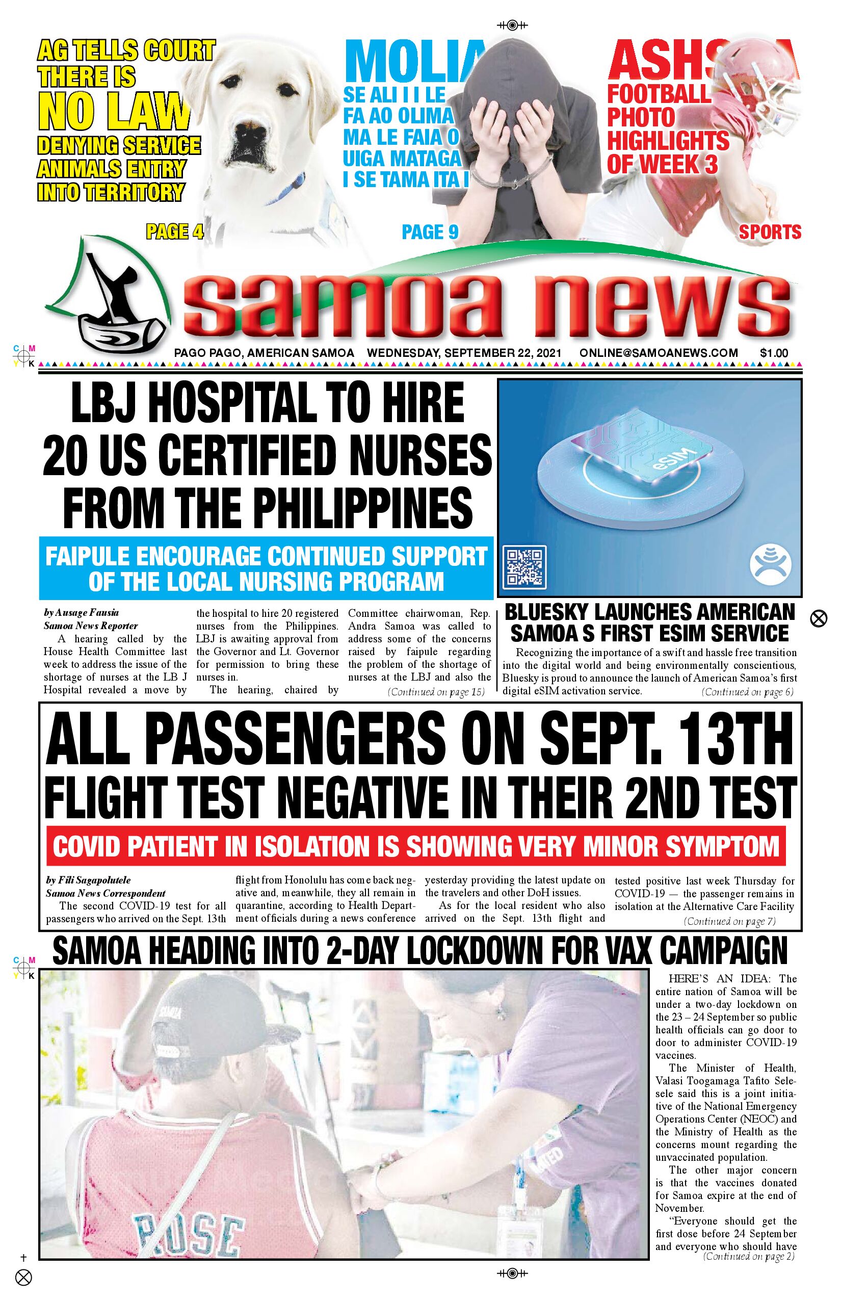 SN News Wednesday, September 22, 2021