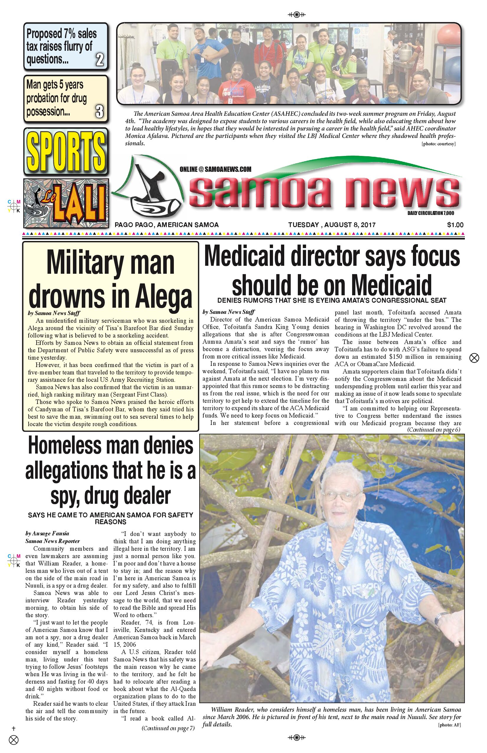 SN News Tuesday, Aug. 8, 2017