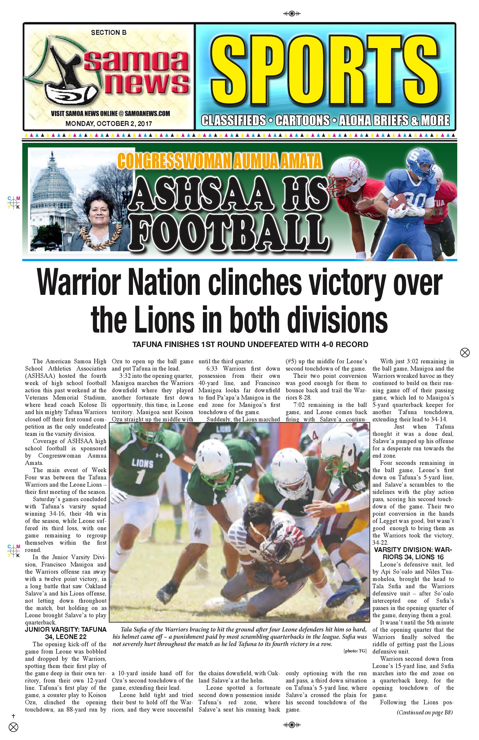 SN Sports Monday, Oct. 02, 2017