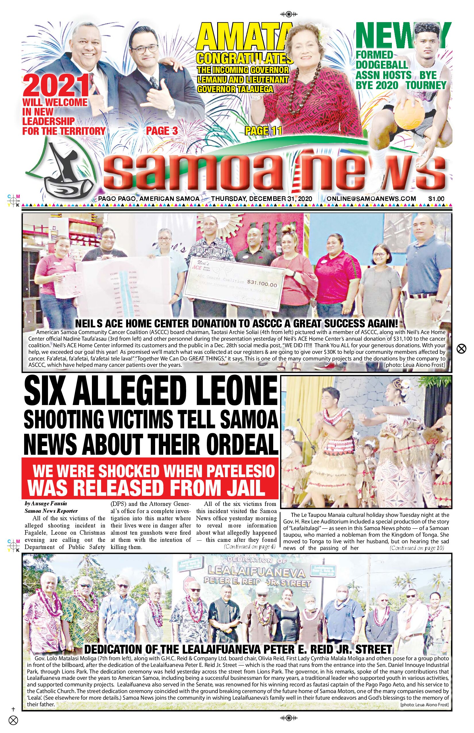 SN News Thursday, Dec. 31, 2020