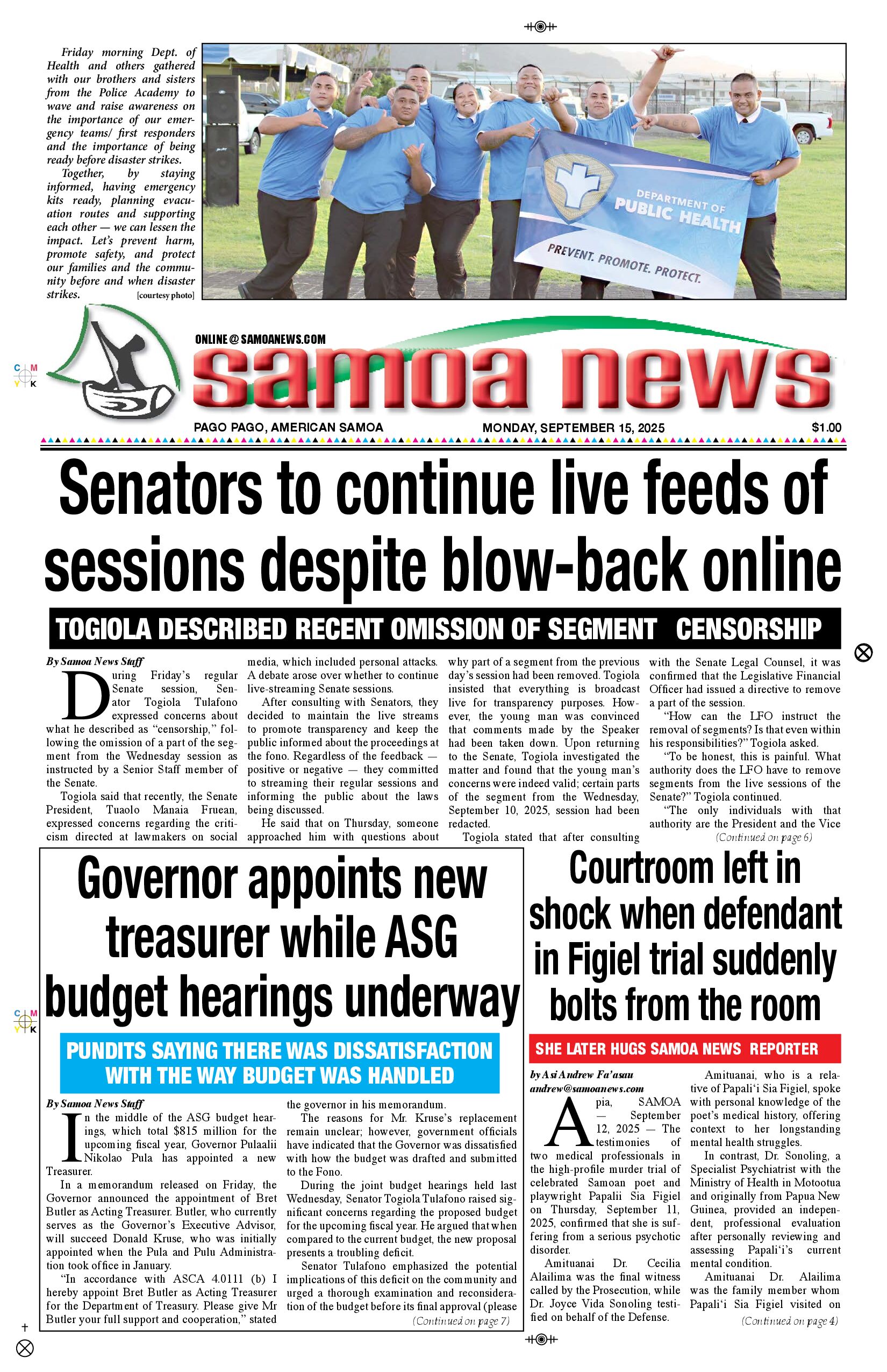 SN News Monday, September 15, 2025