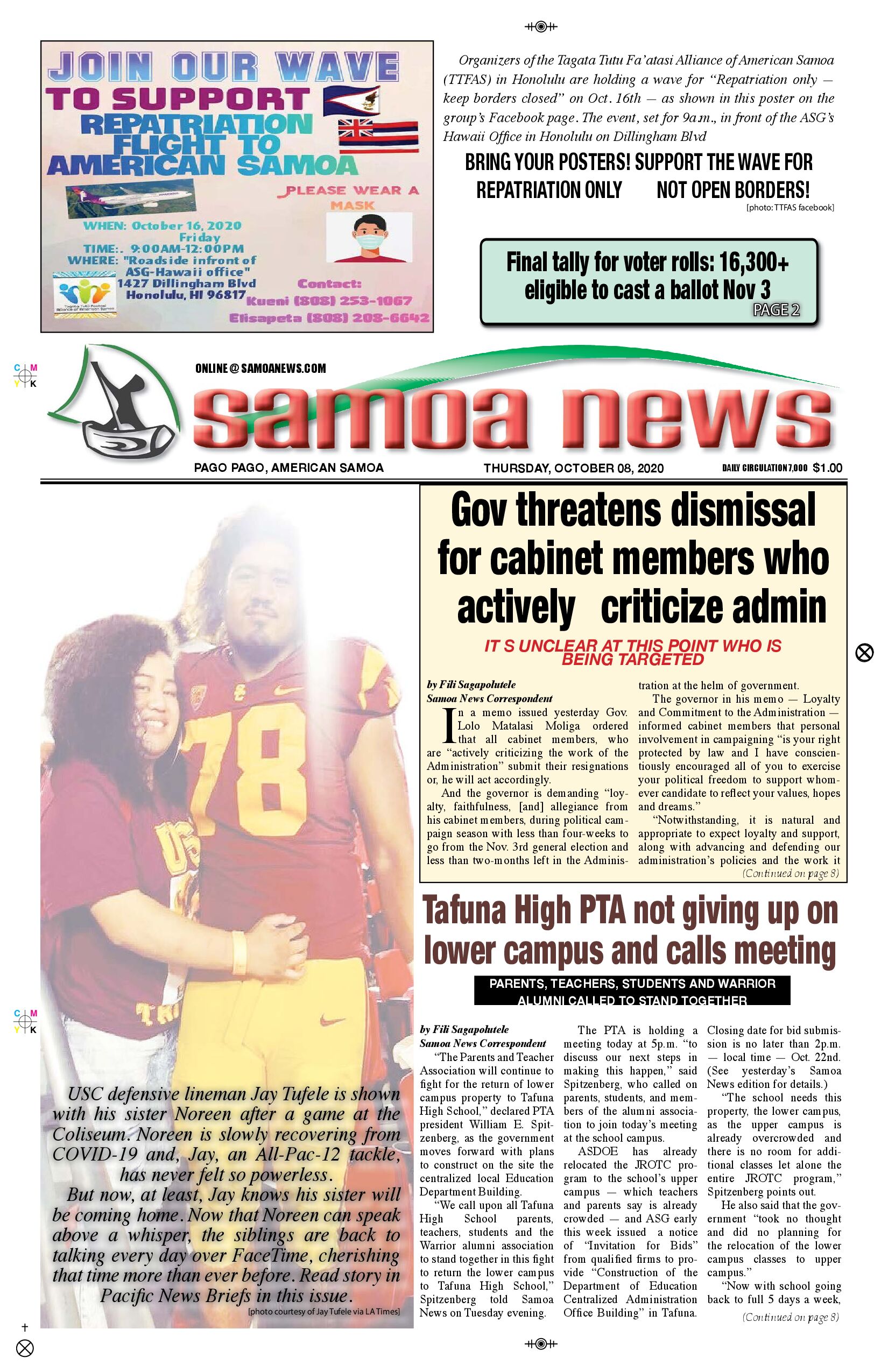 SN News Thursday, Oct 08, 2020