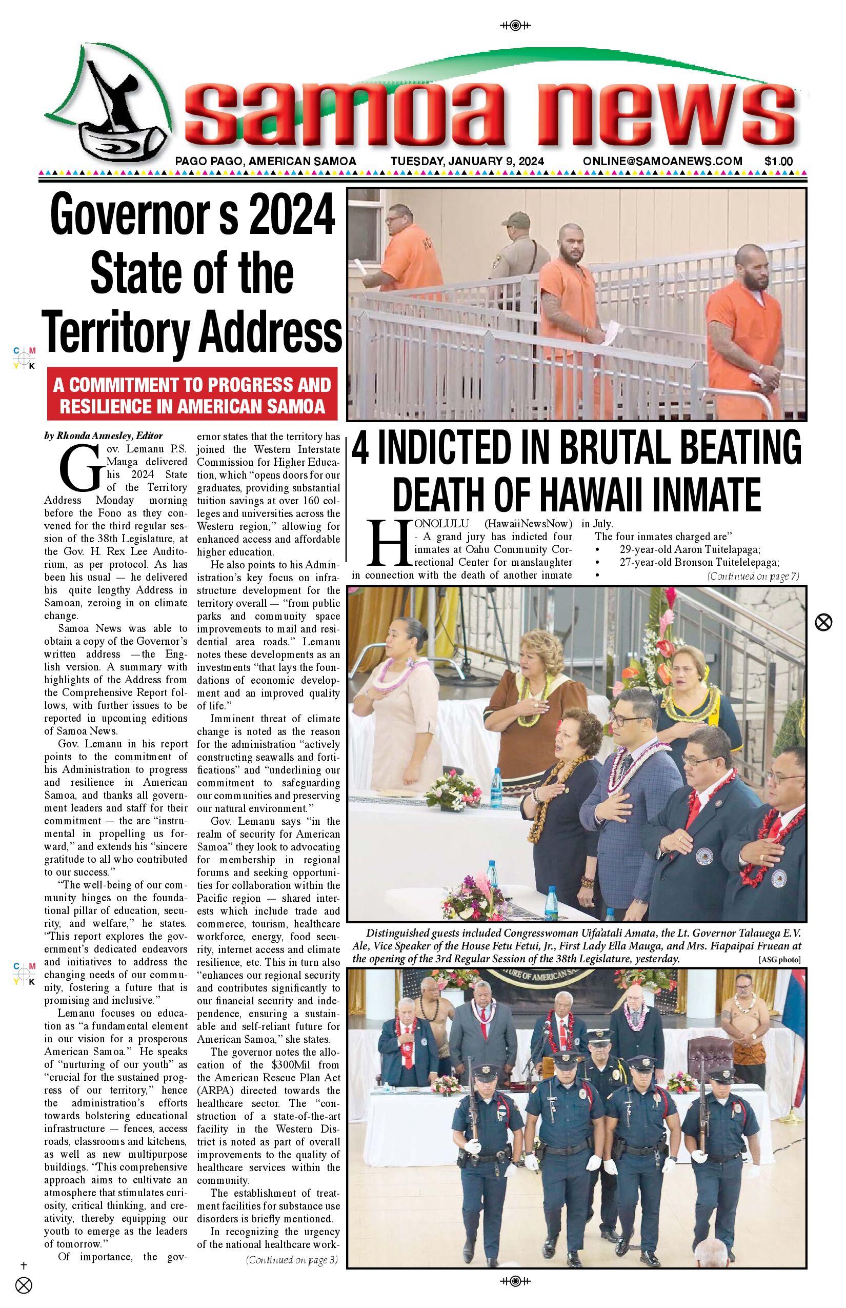 SN News Tuesday, January 09, 2024