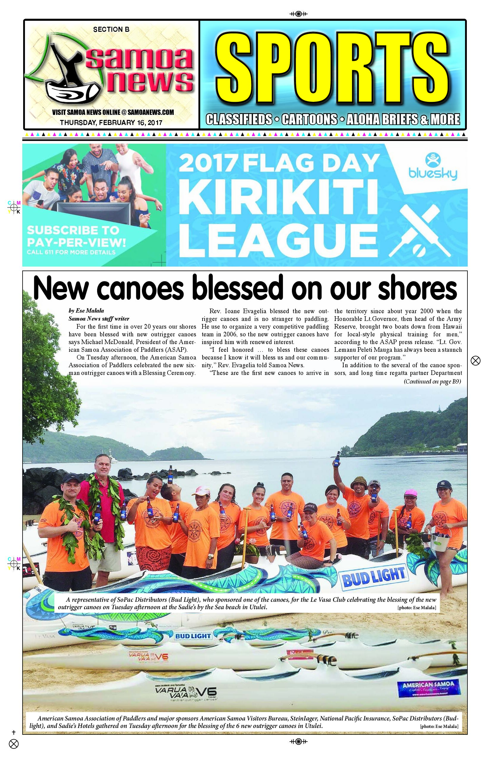 SN Sports Thursday, Feb. 16, 2017