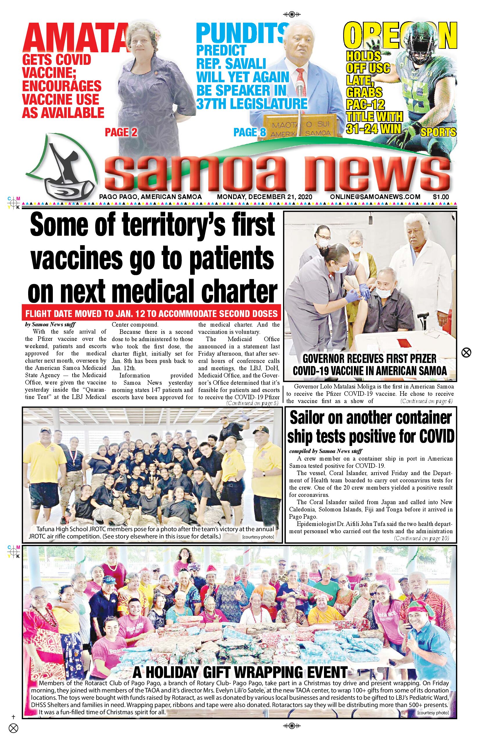 SN News Monday, Dec. 21, 2020