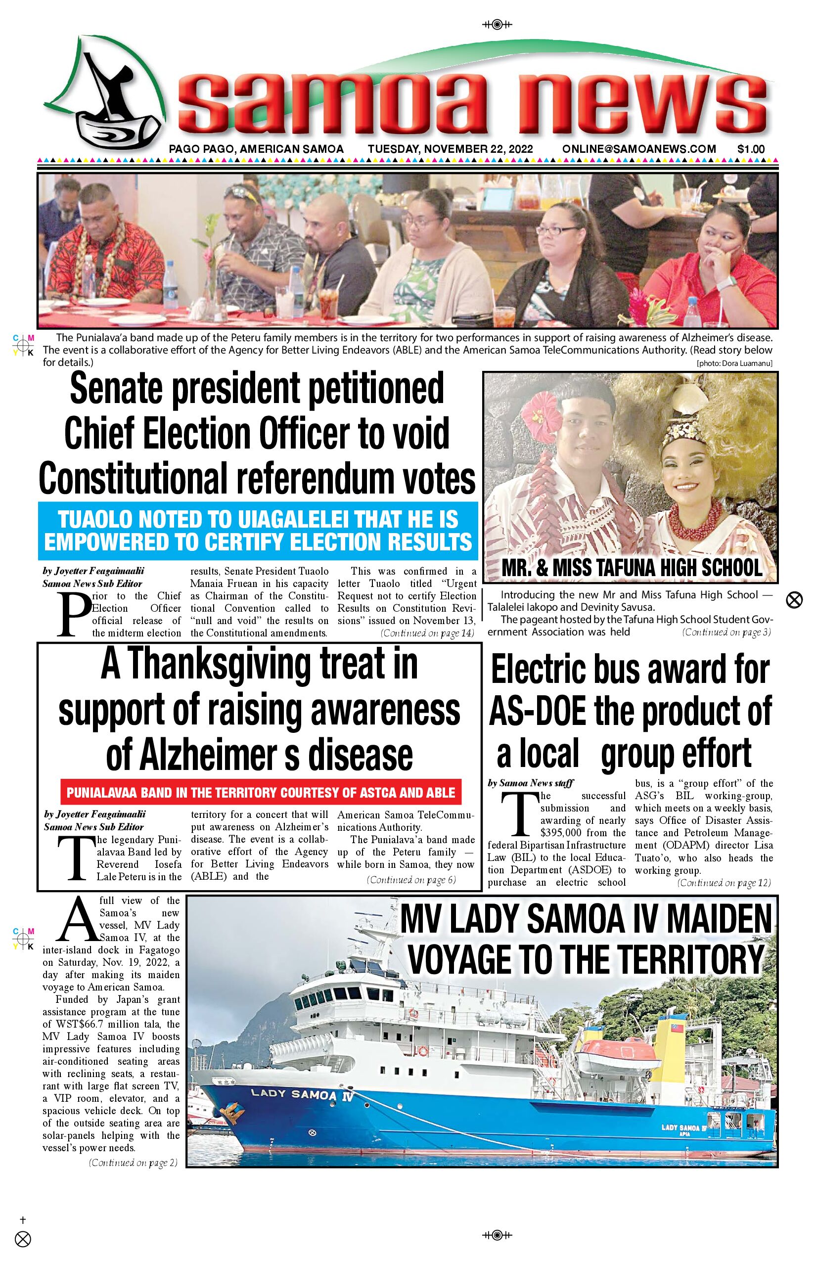 SN News Tuesday, November 22, 2022