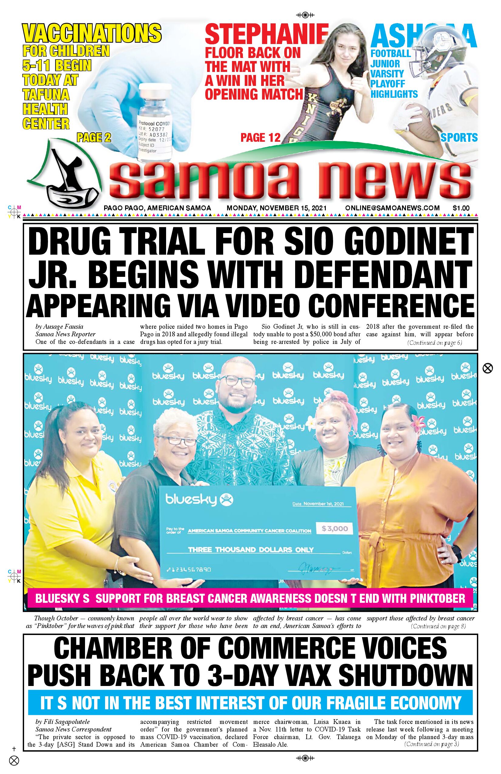 SN News Monday, November 15, 2021