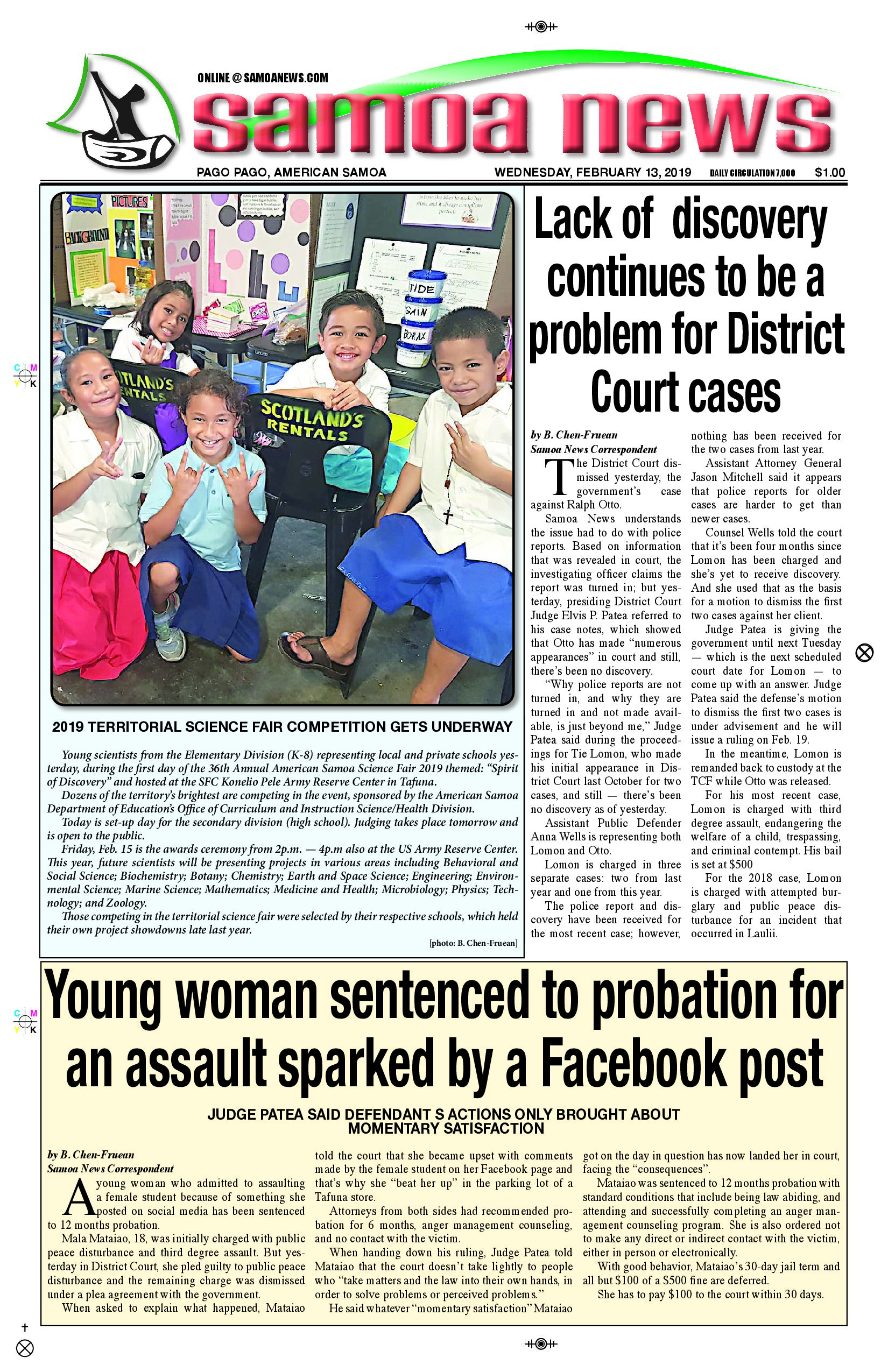 SN News Wednesday, February 13, 2019