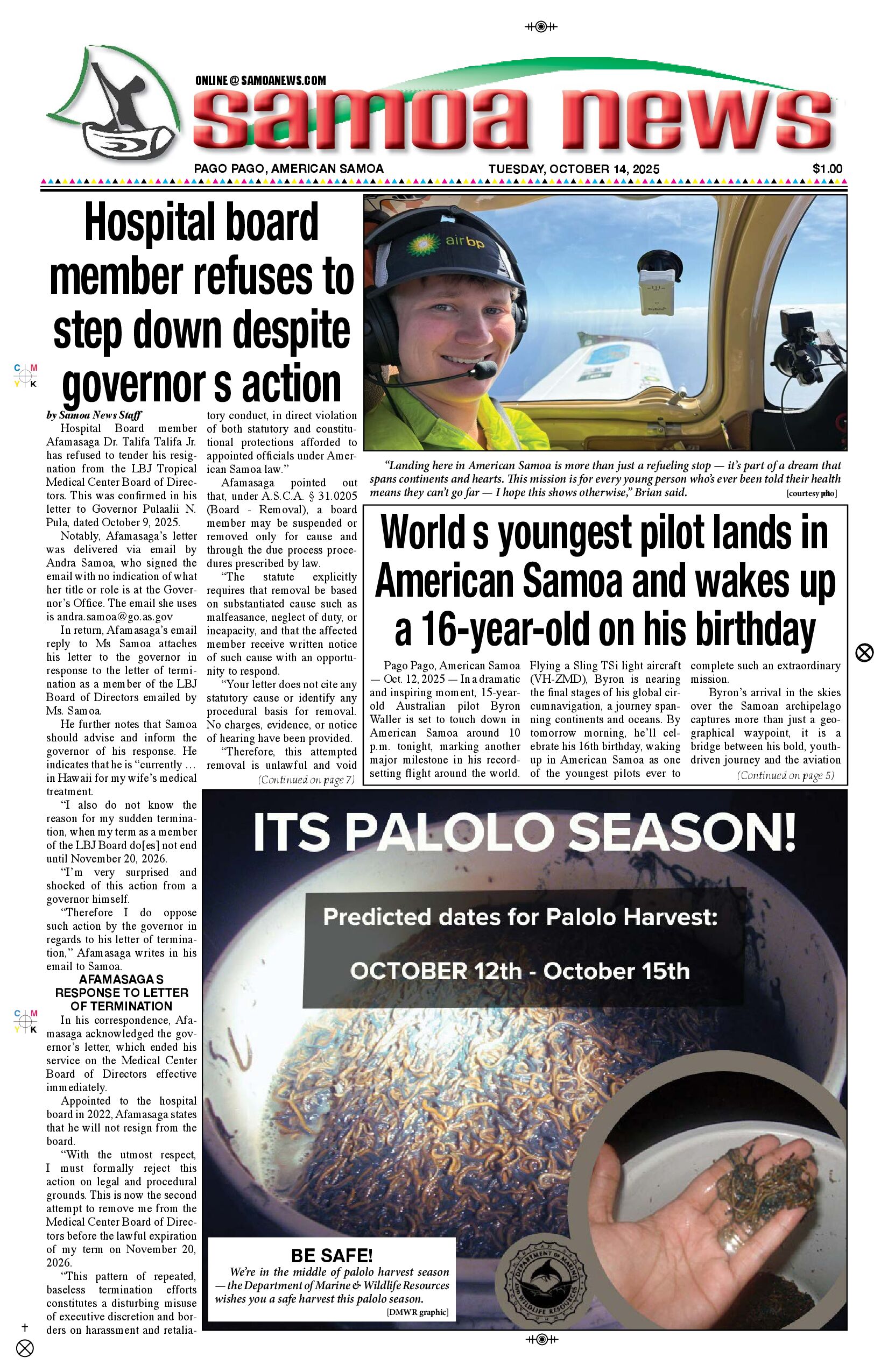 SN News Tuesday, October 14, 2025