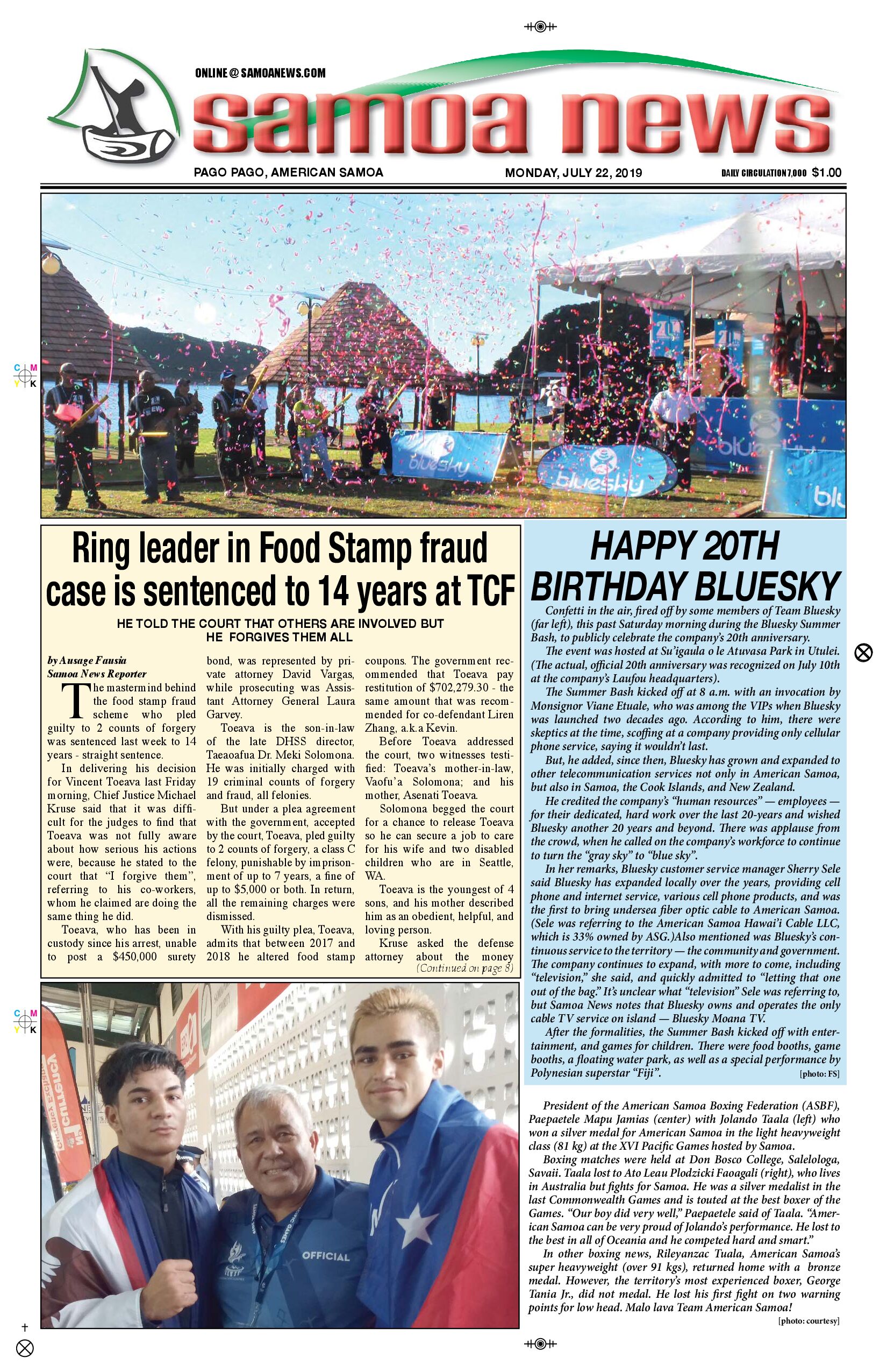 SN News Monday, July 22, 2019