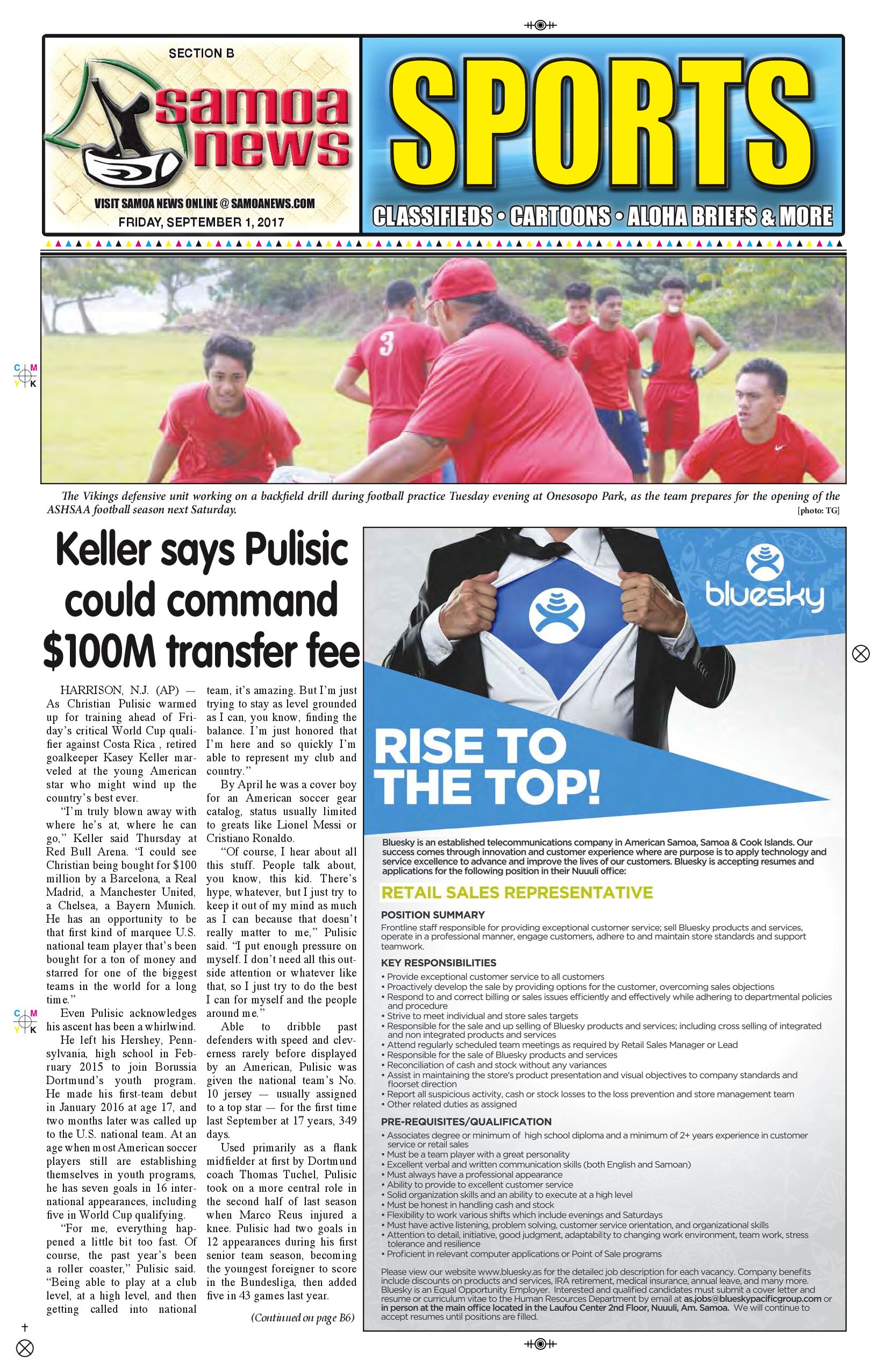 SN Sports Friday, Sept. 01, 2017