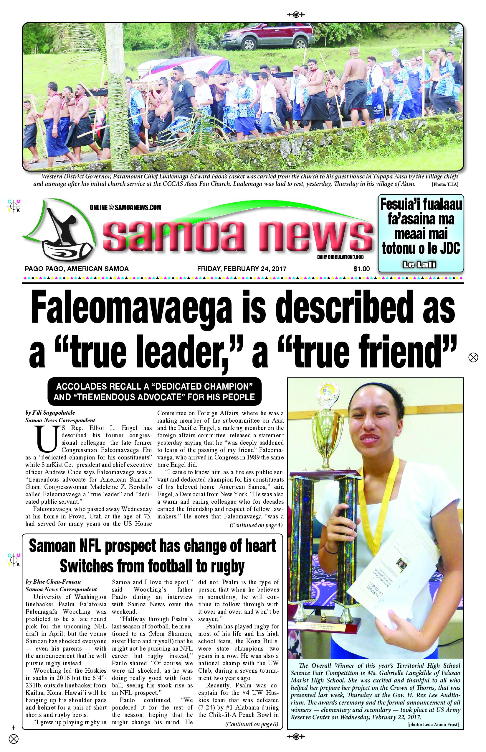 SN News Friday, Feb. 24, 2017