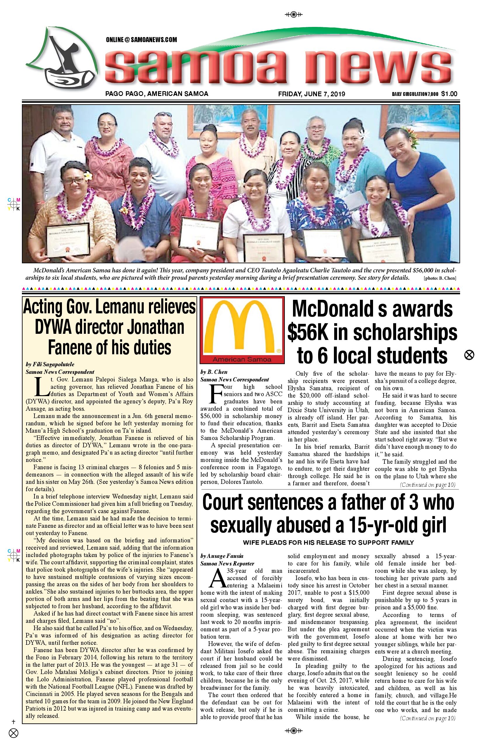 SN News Friday, June 07, 2019